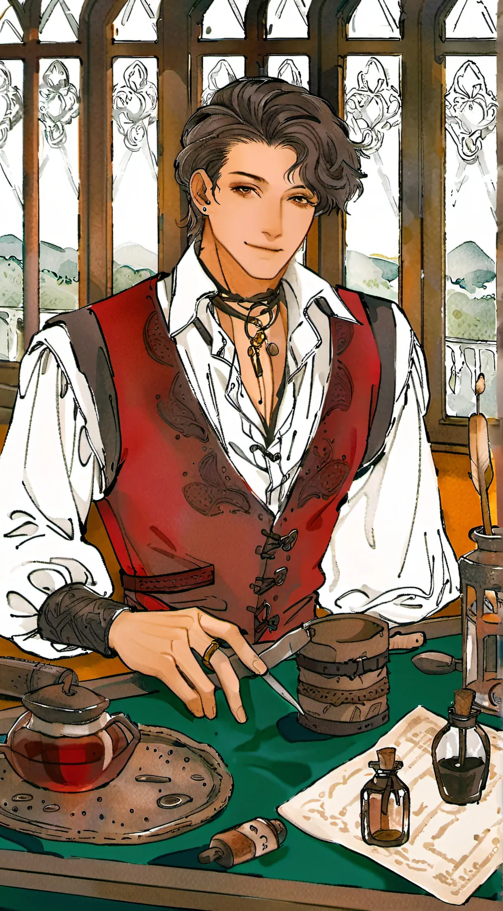 ai character: Aiden background