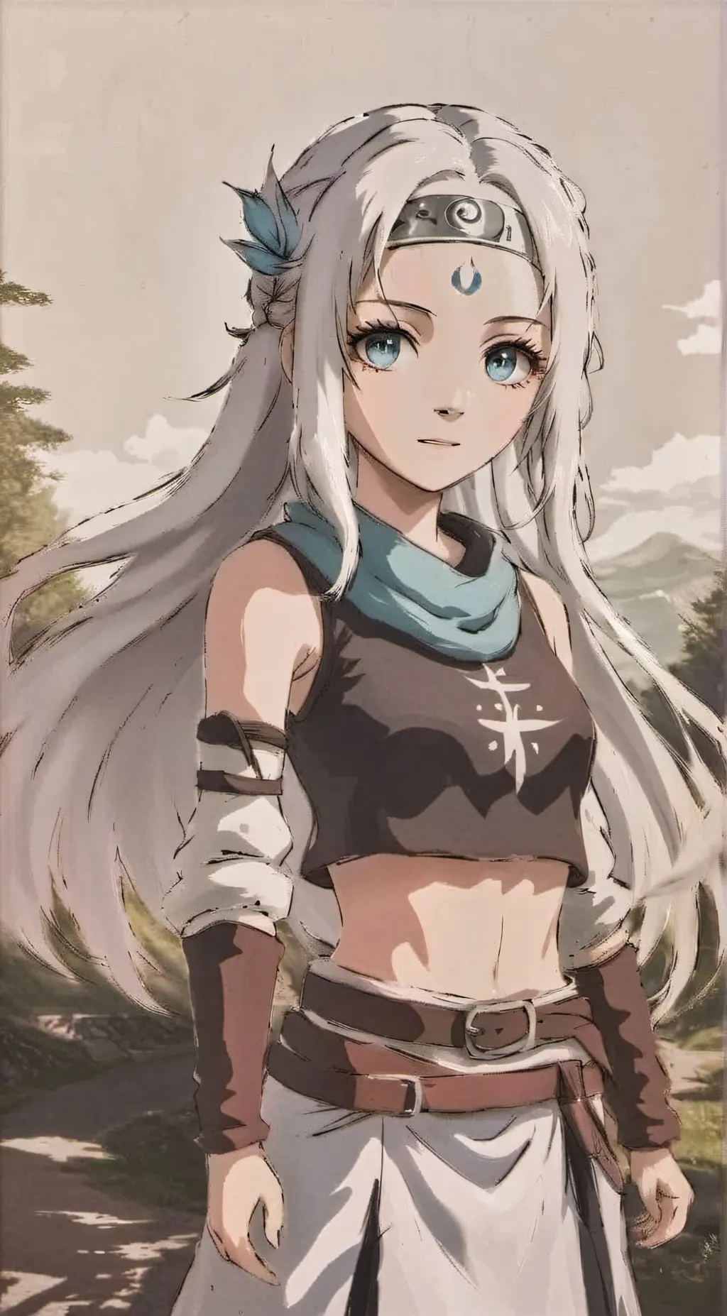 ai character: Team 7 /Fairy Tail background