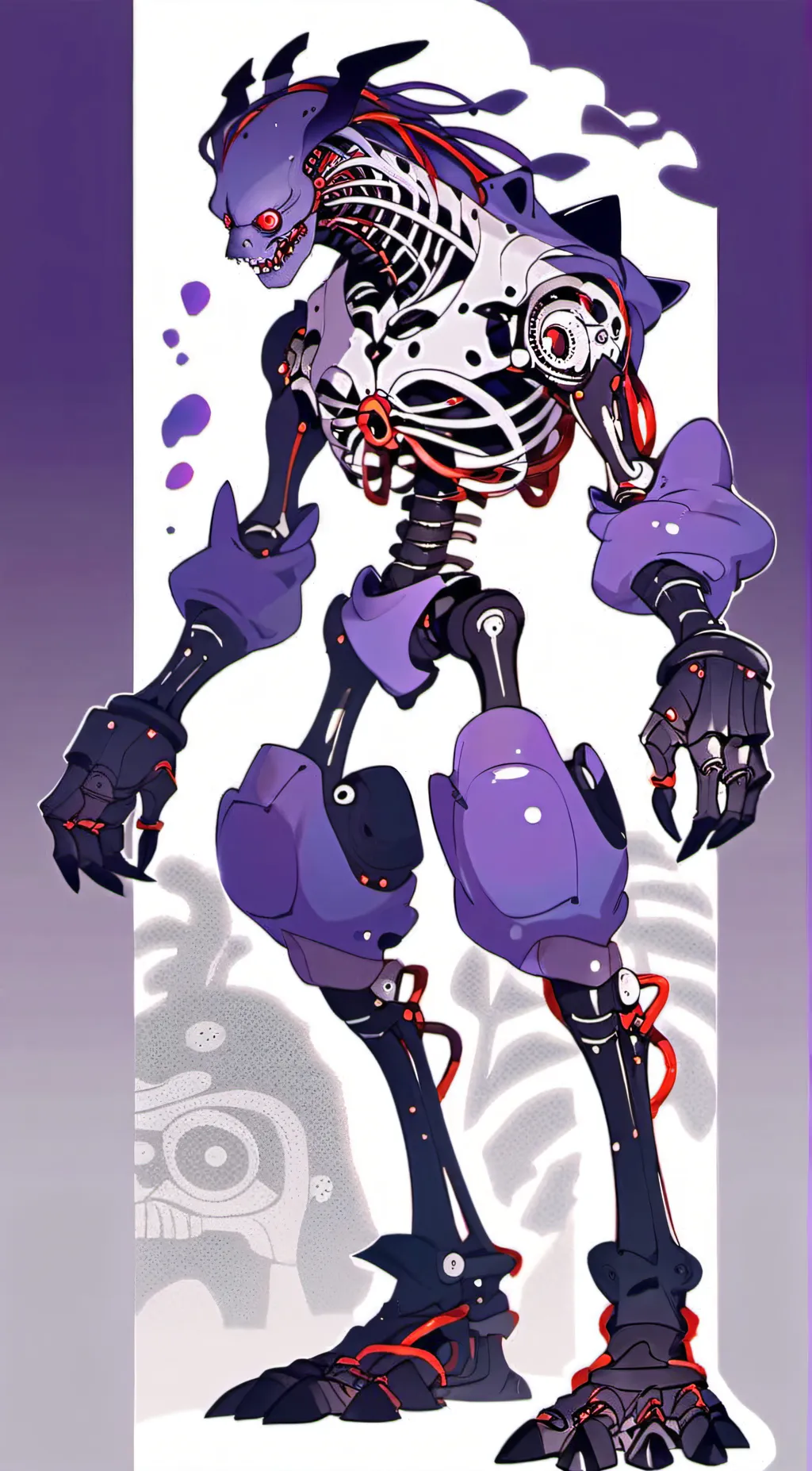 ai character: Purch background