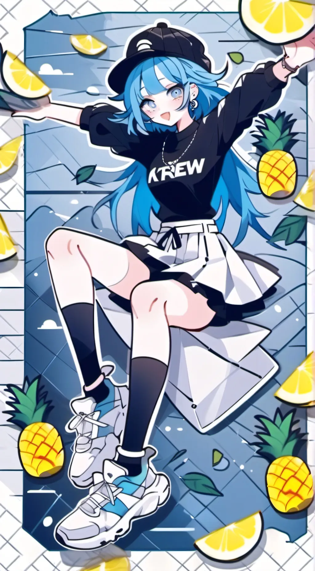 ai character: Itsfunneh and krew background