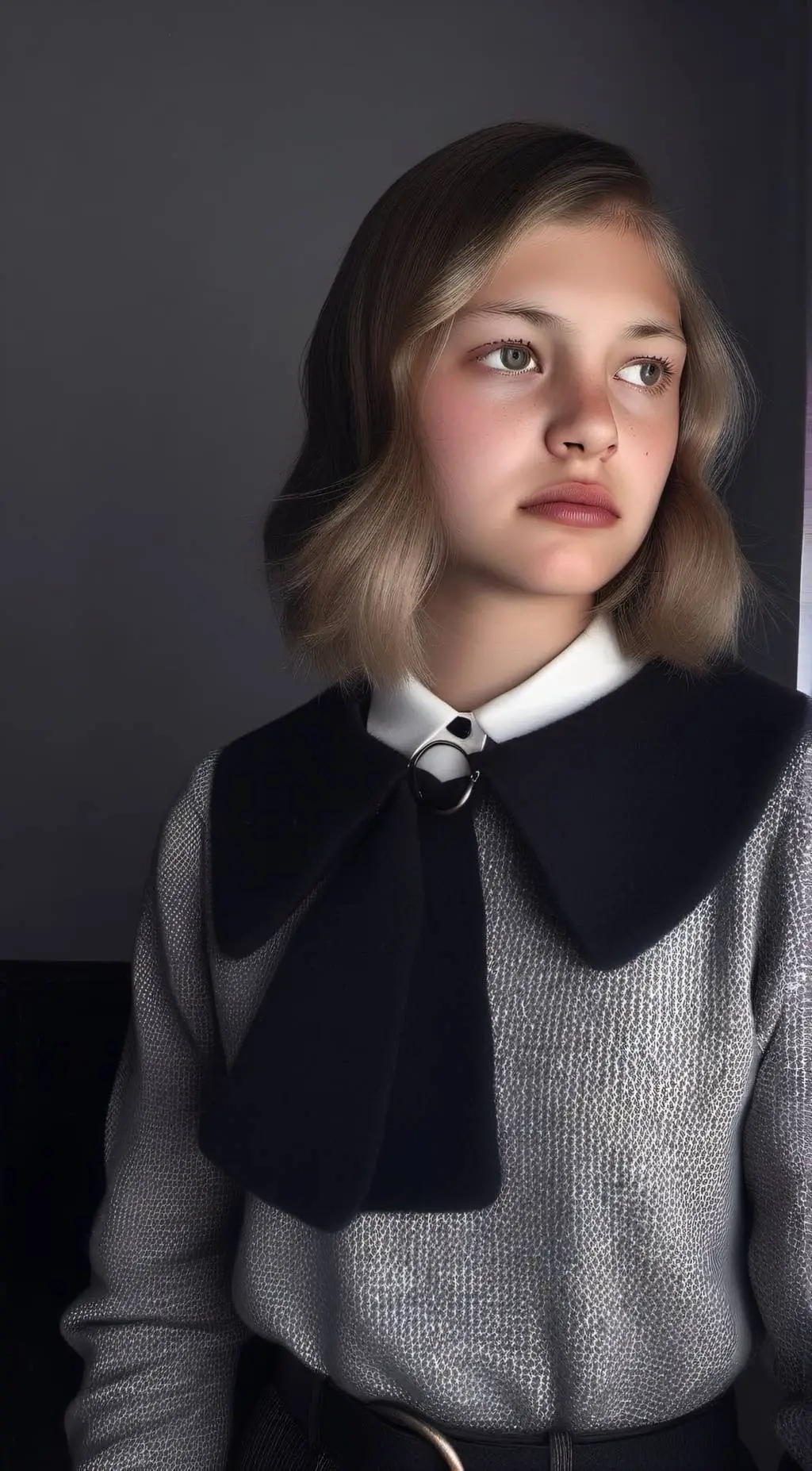 ai character: Baylee apple background