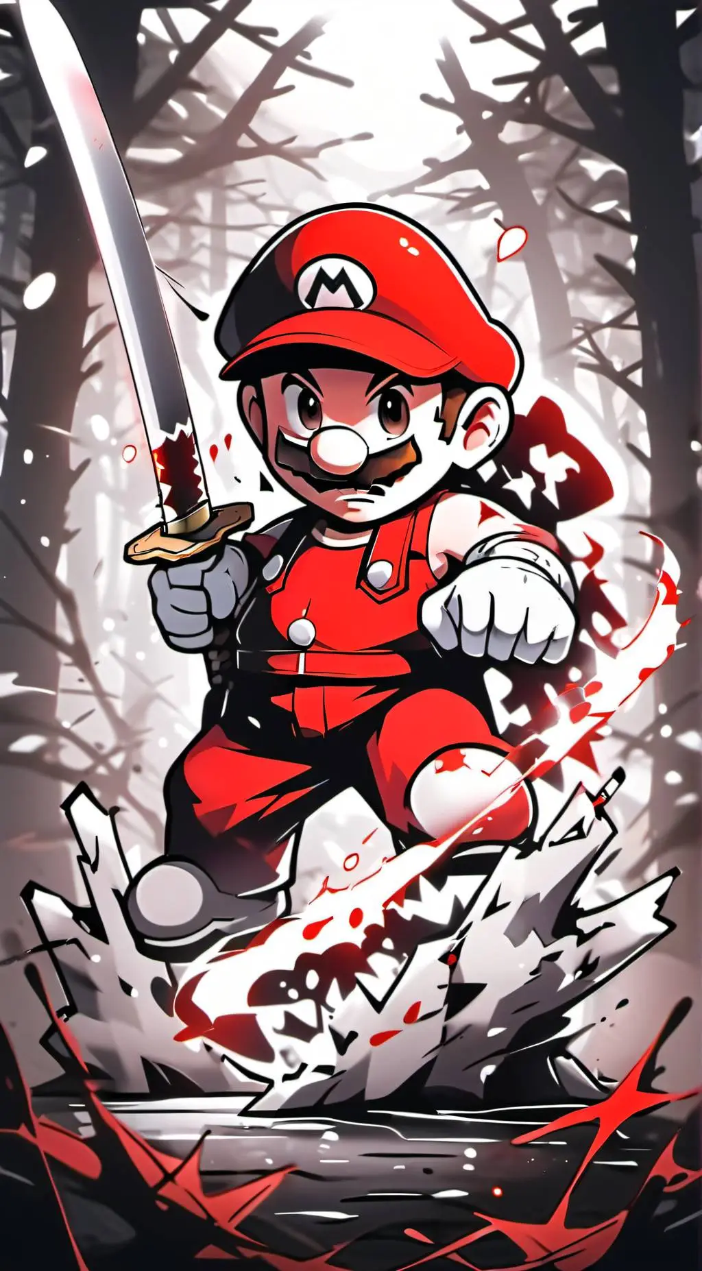 ai character: killer mario background
