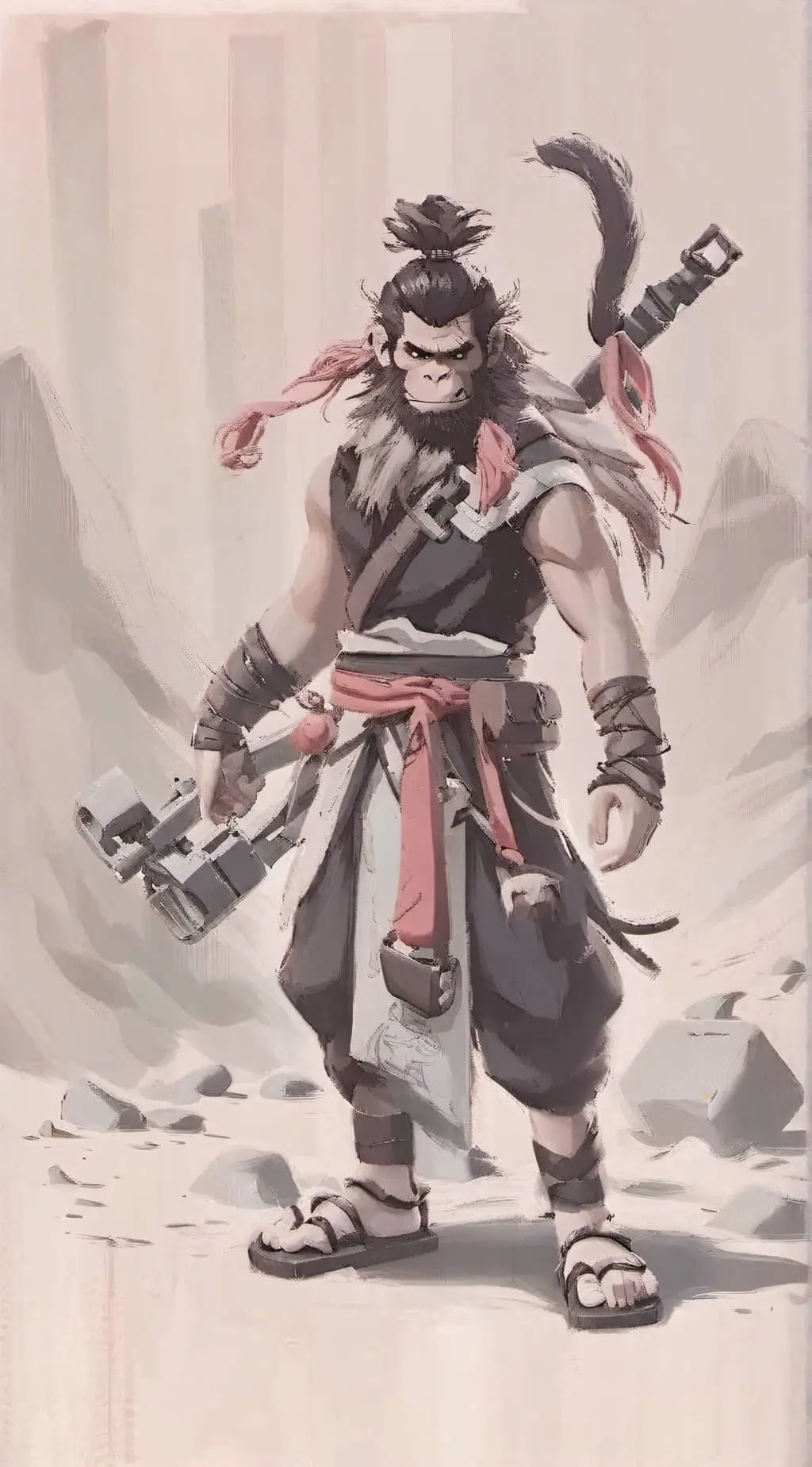 ai character: 🗡Łeğø Monķīə Ķiđ🗡 background