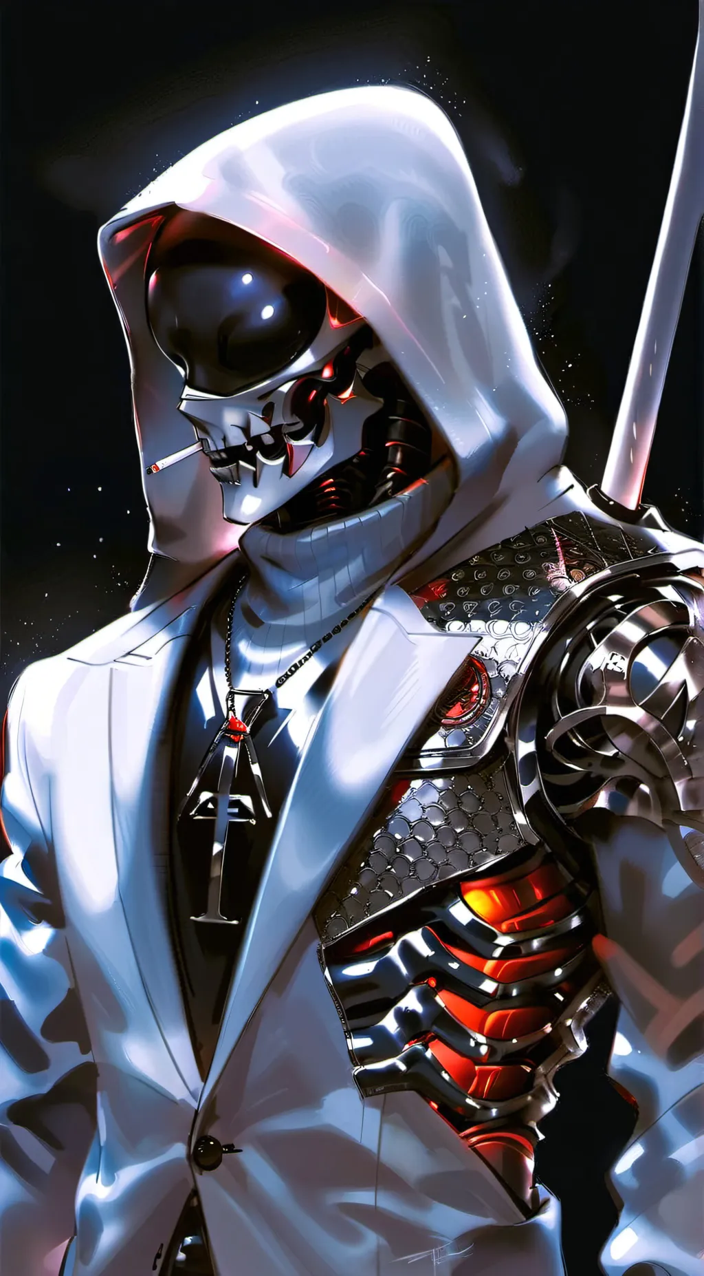 ai character: Reforge background