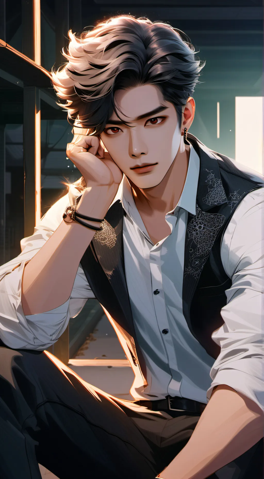 ai character: Luka  background