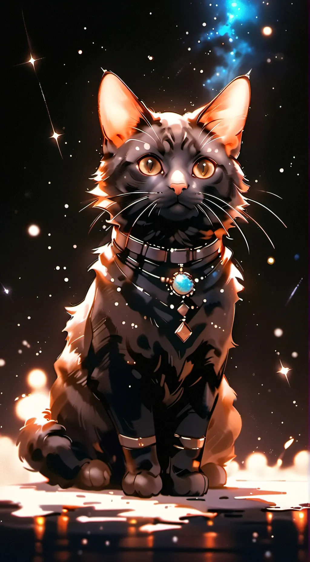 ai character: cherry background