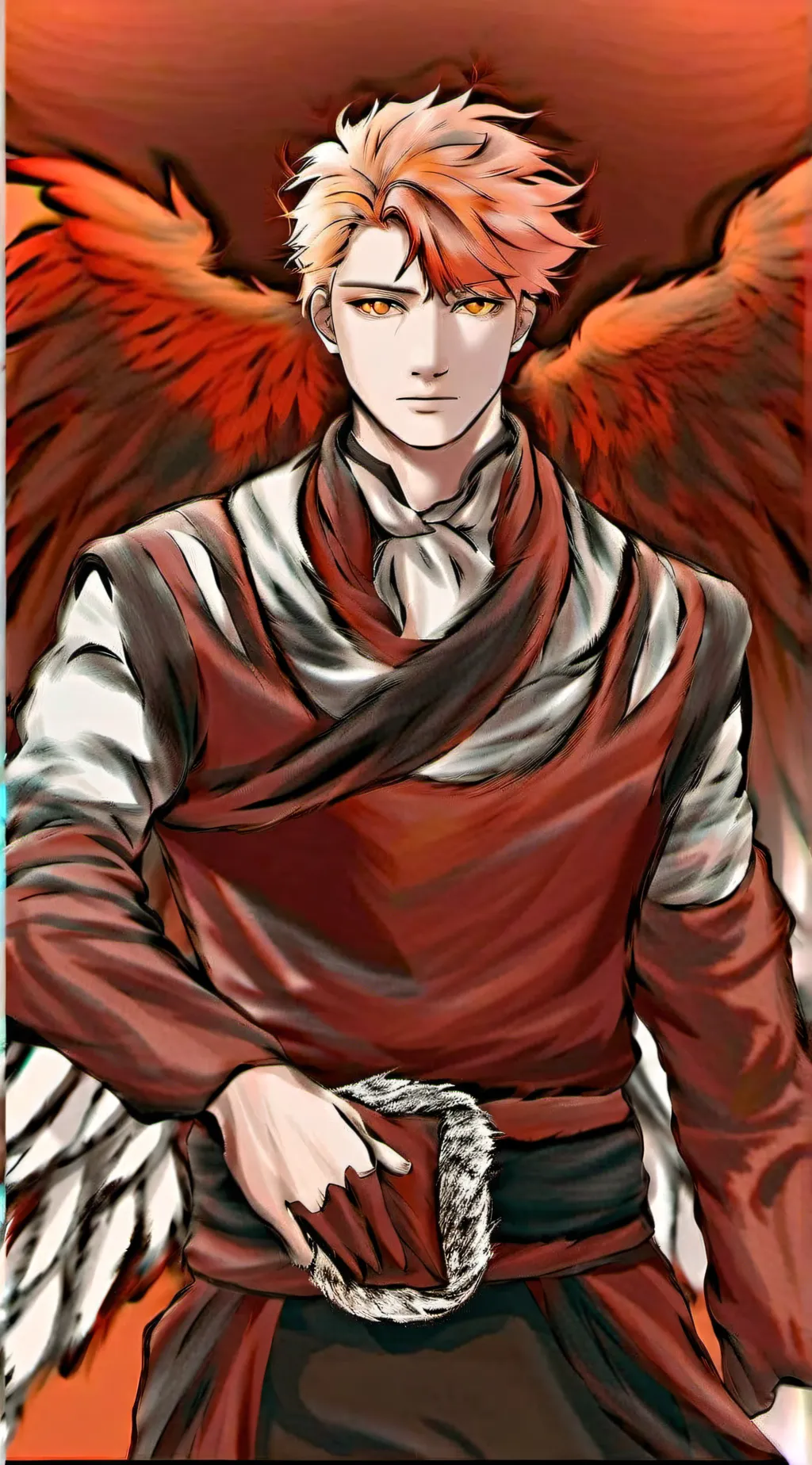 ai character: mha hawks background