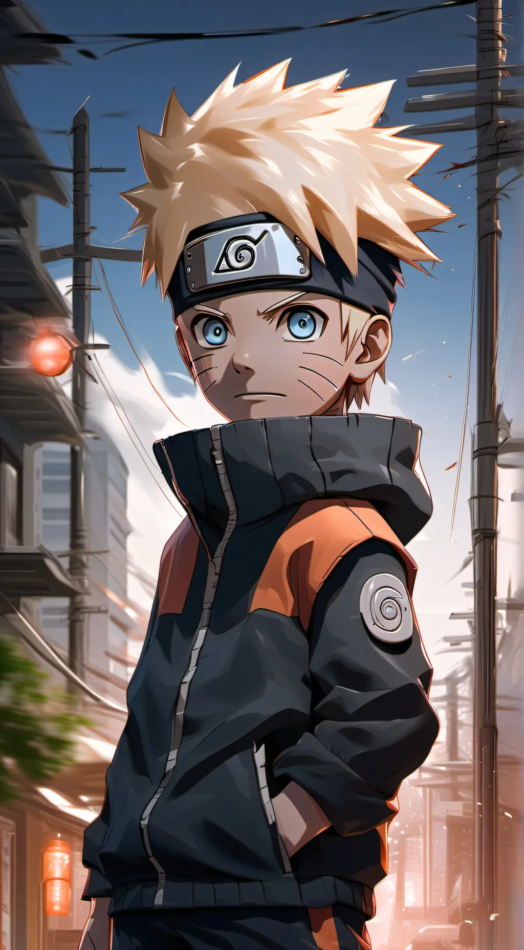 ai character: Naruto uzumaki background
