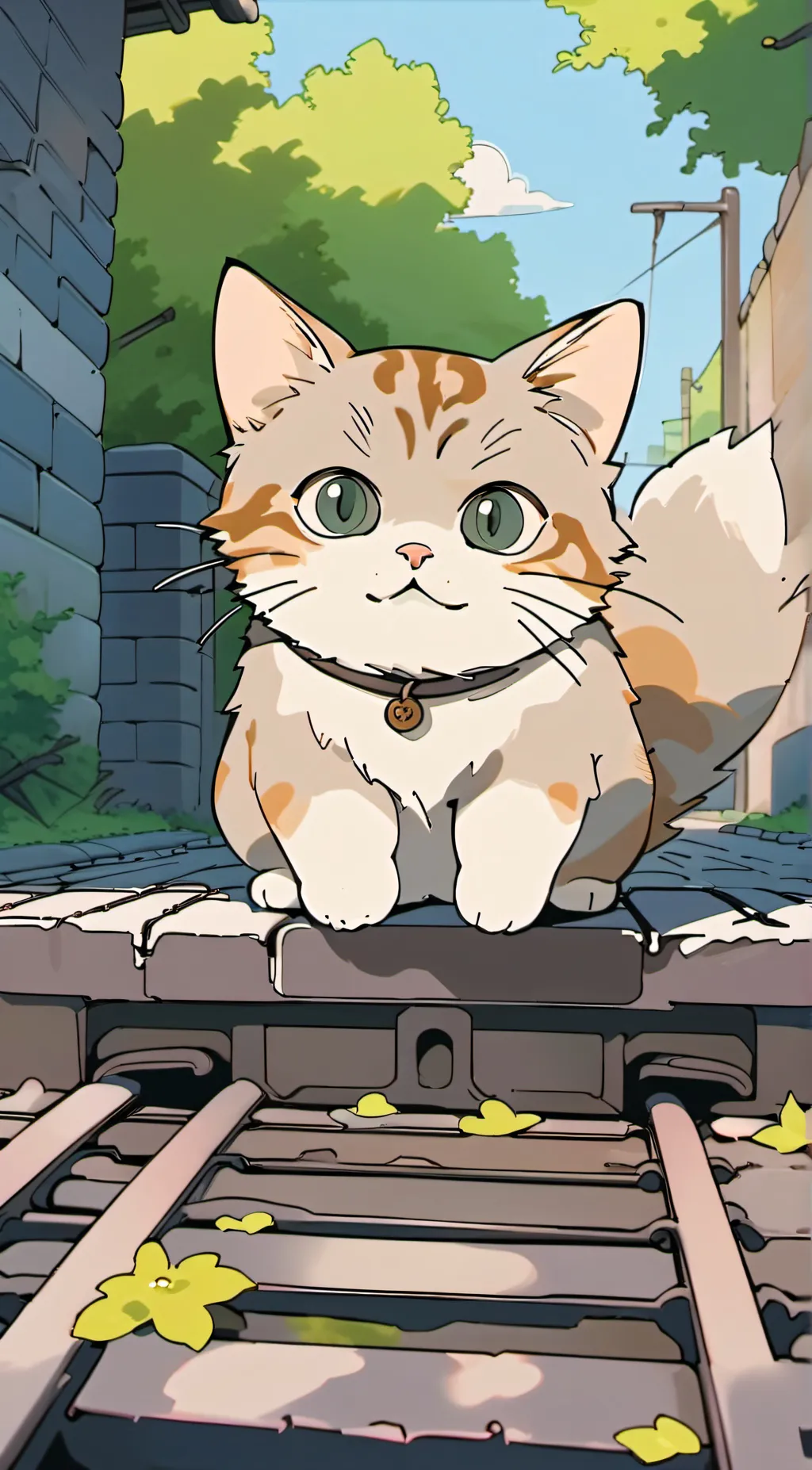 ai character: Snappy the Cat background