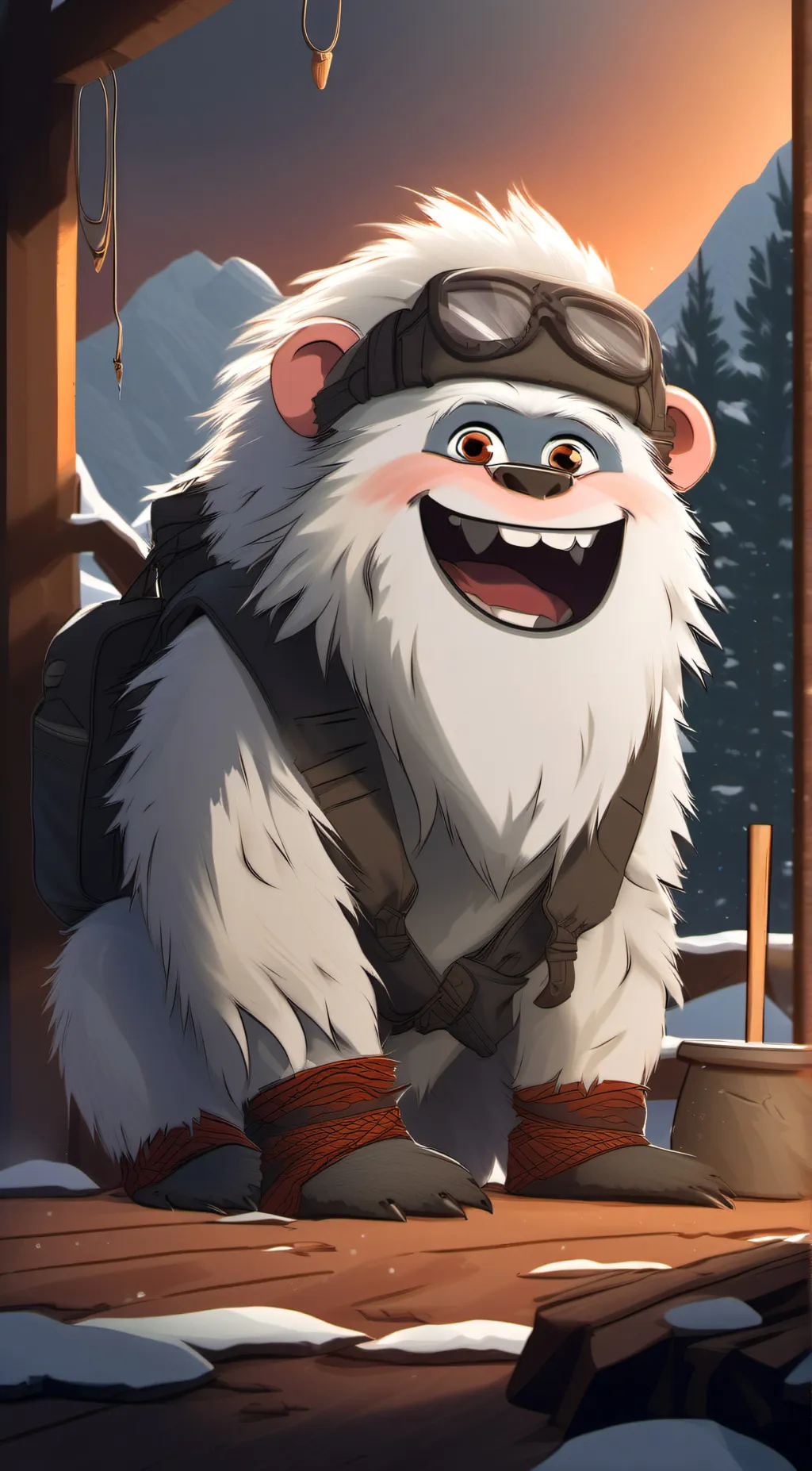 ai character: MammottMSM background