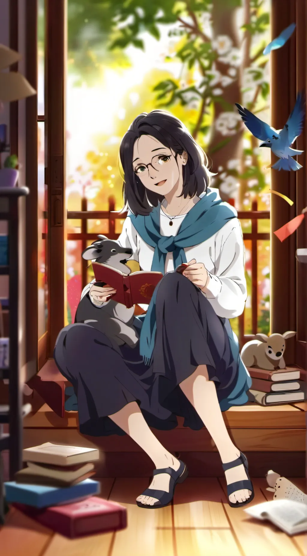 ai character: Chizuru Zen'in background