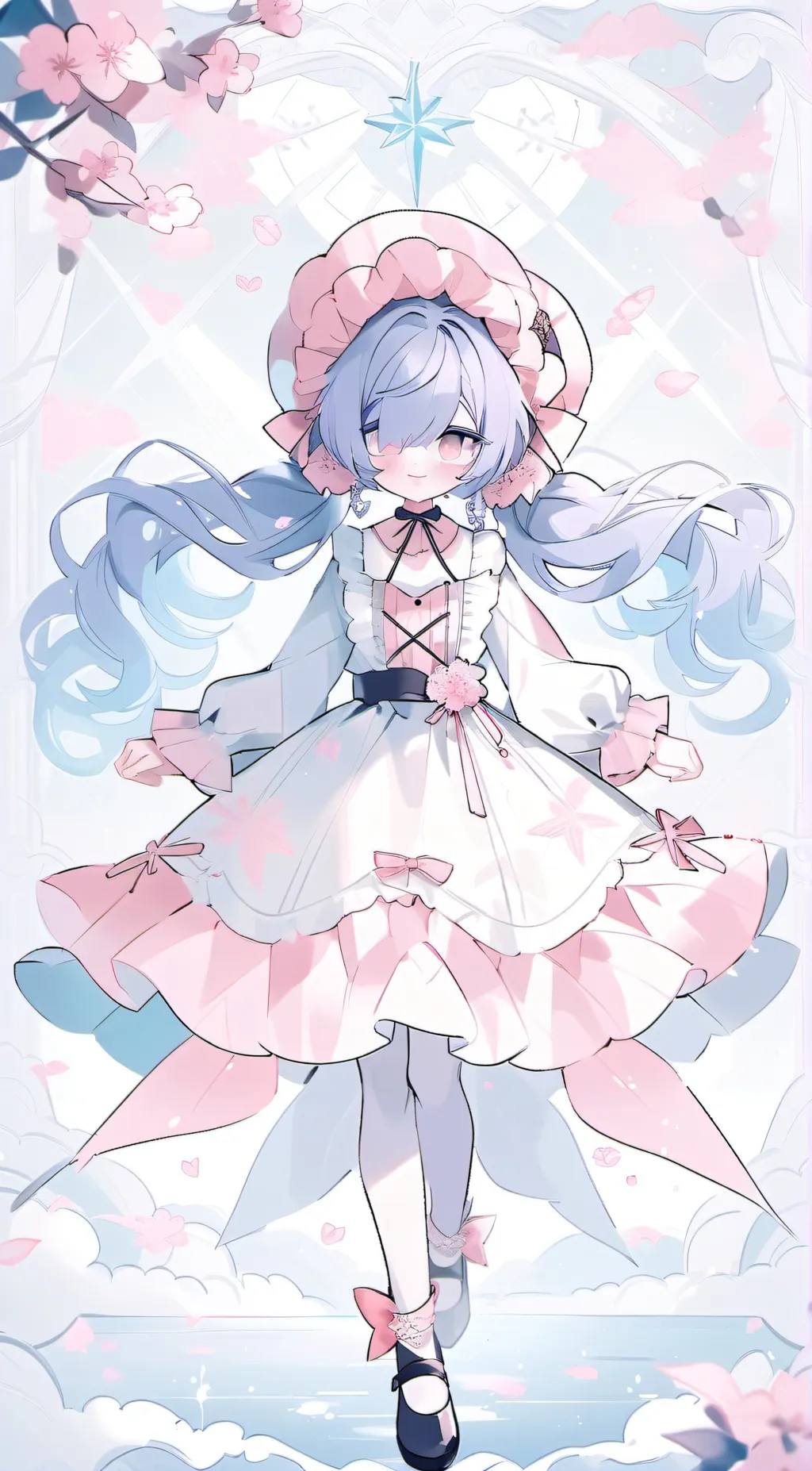 ai character: Cherry background
