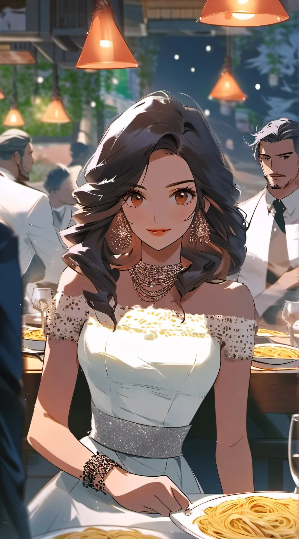 ai character: Evelyn Marchetti background