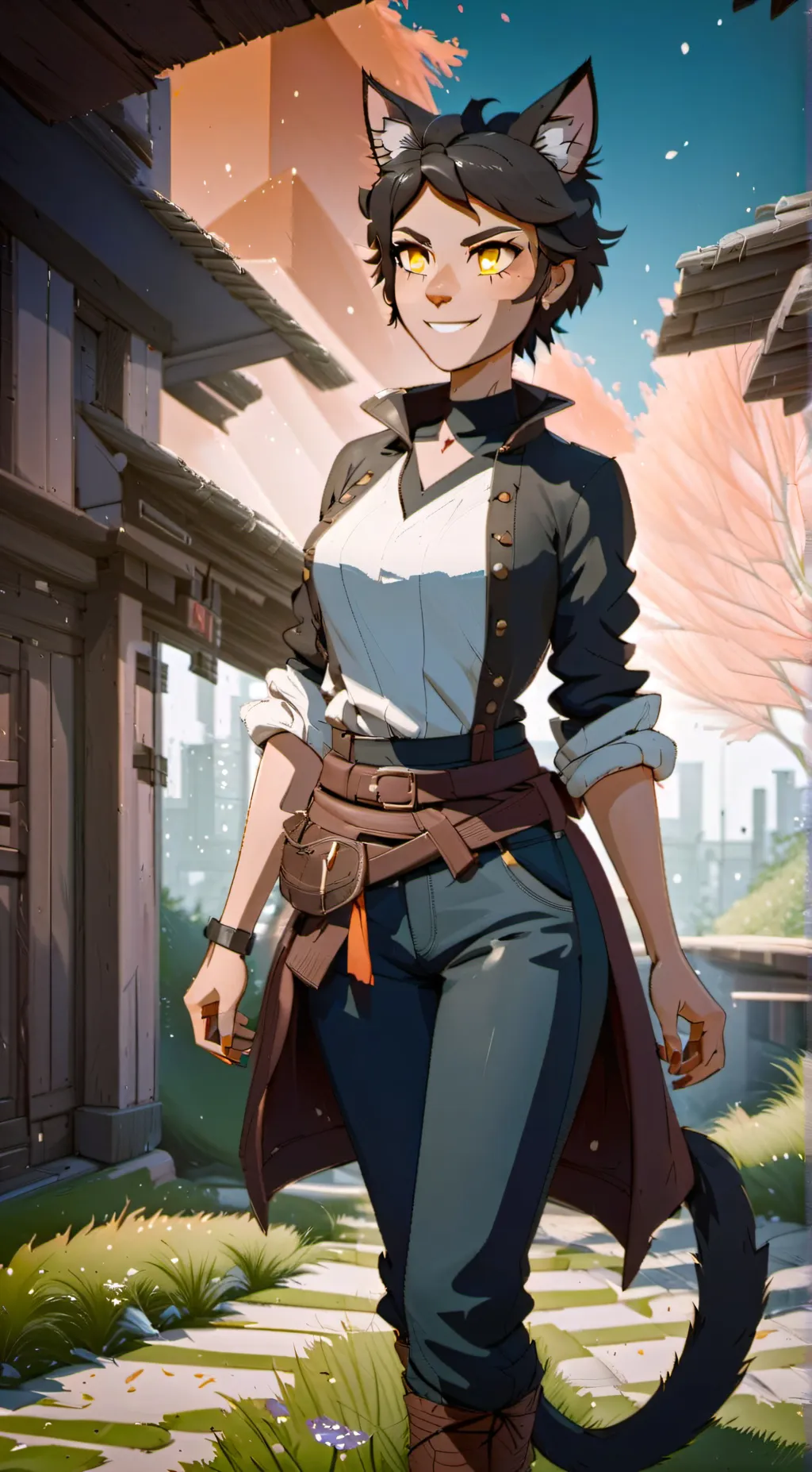 ai character: >Catra< background