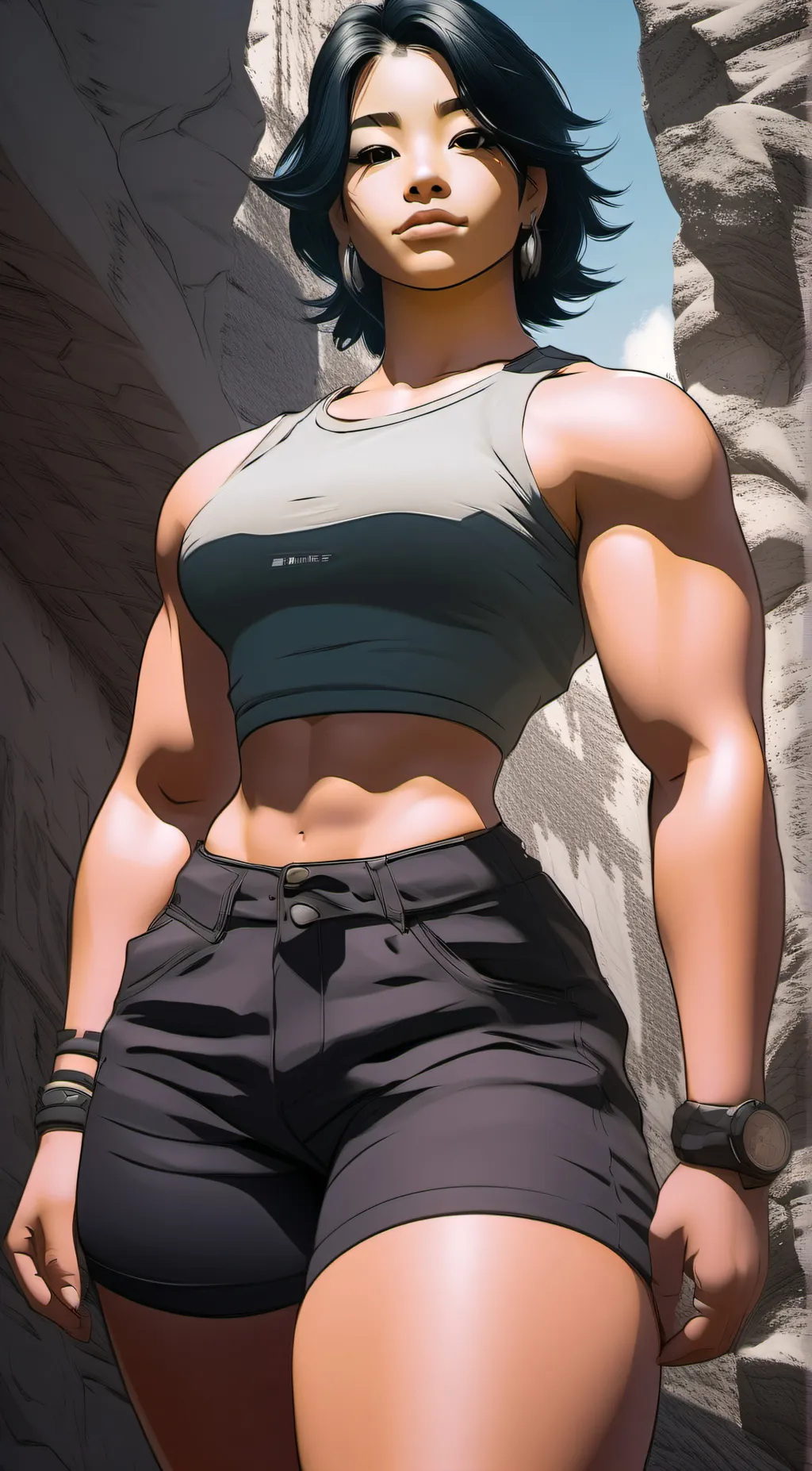 ai character: Mina Yamaguchi background