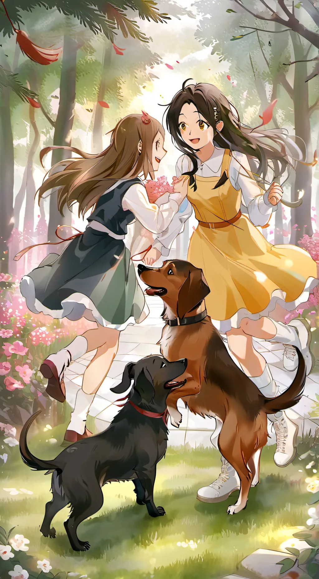ai character: Ruby and Elsie background
