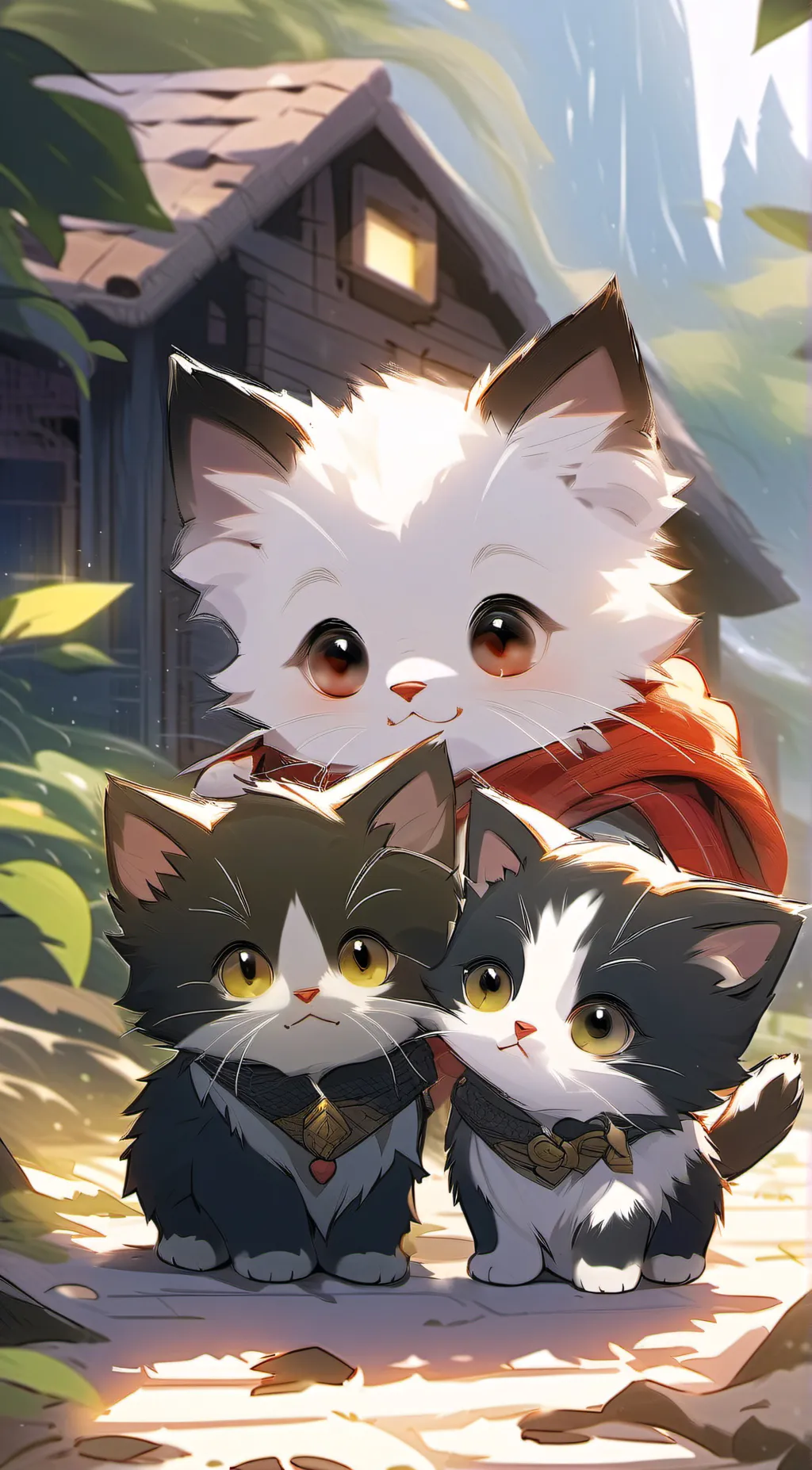ai character: Cail,coconut,coco background