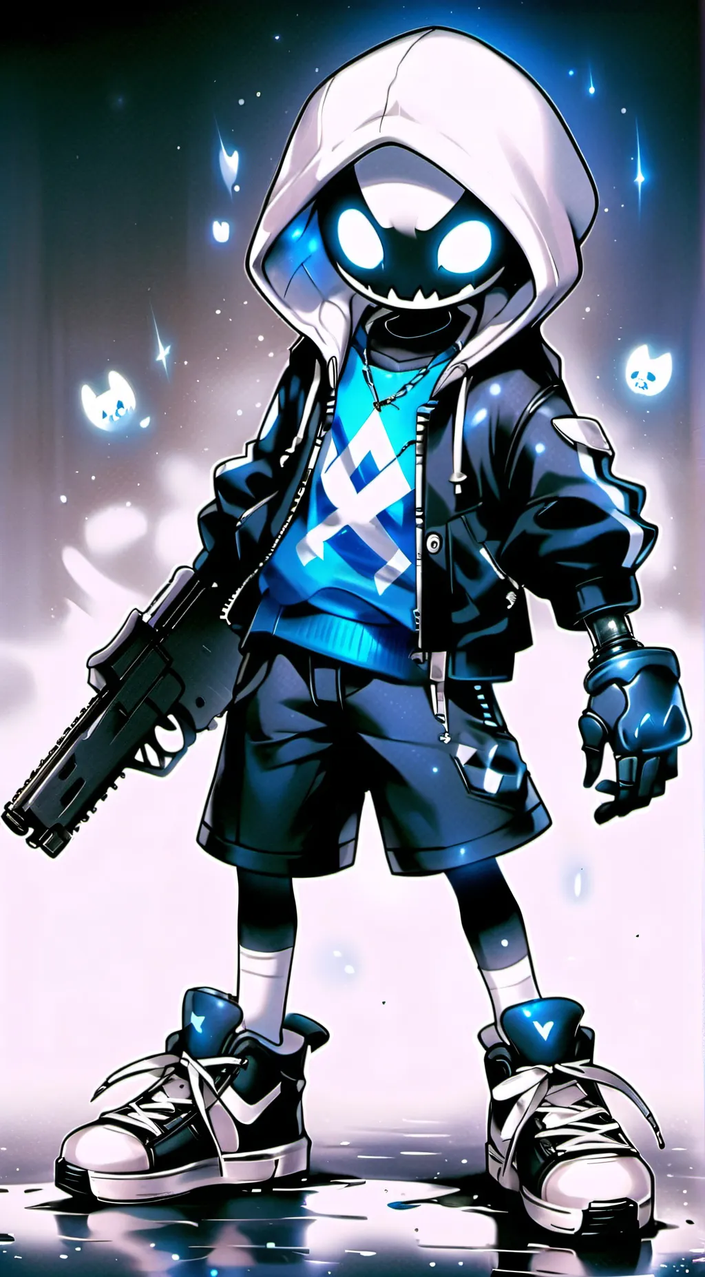 ai character: Killer sans background