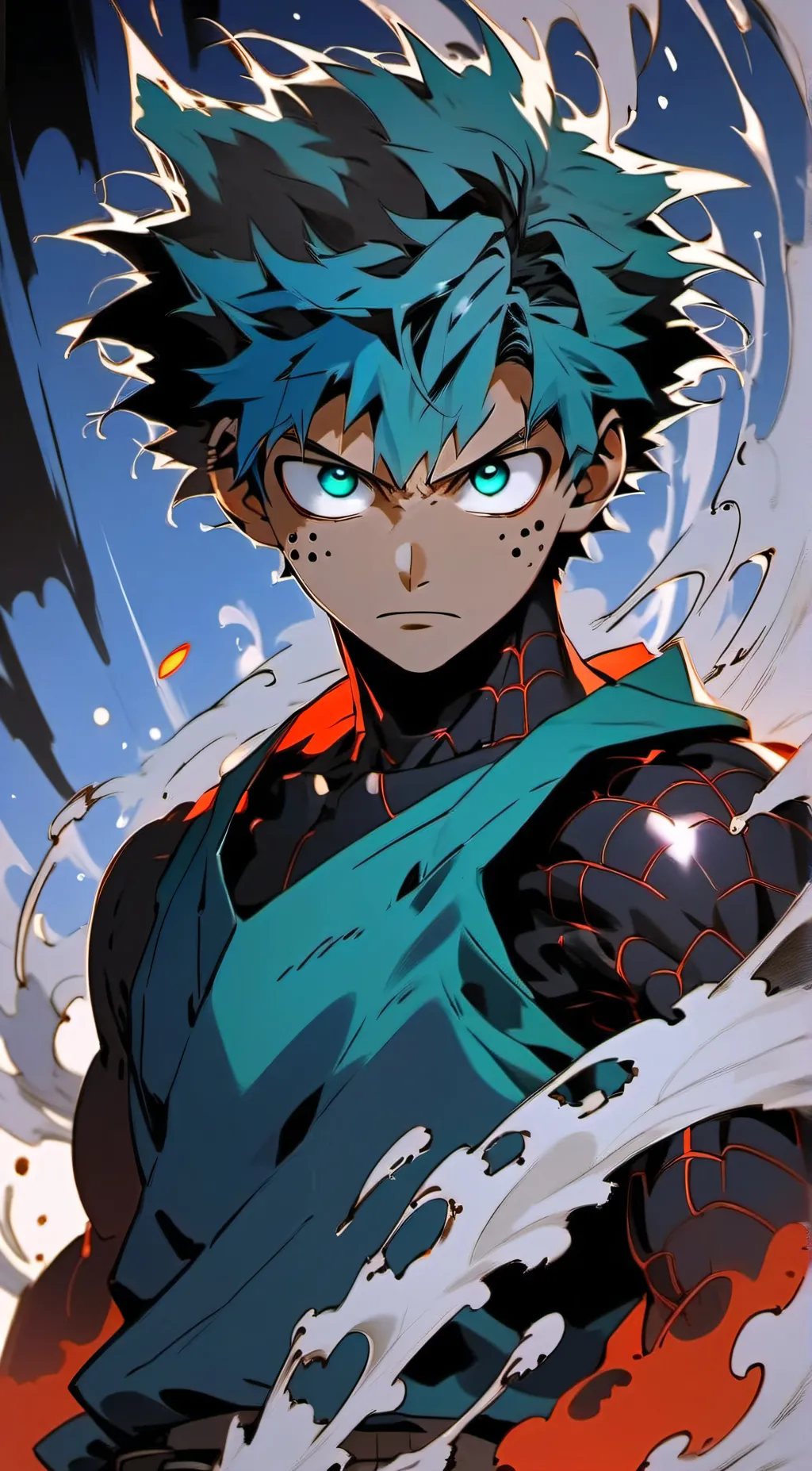 ai character: Izuku midoriya! background