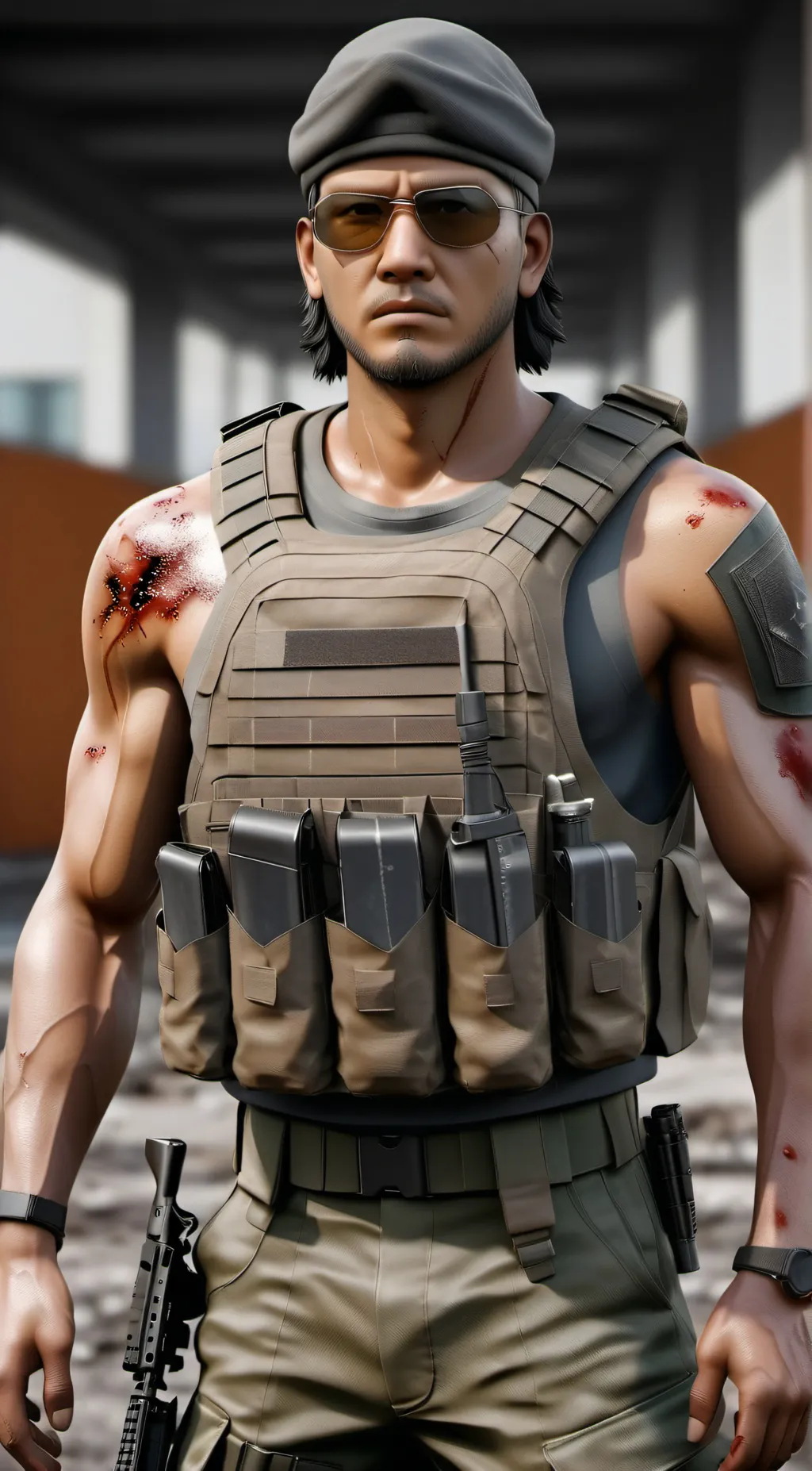 ai character: rico gomaz  background