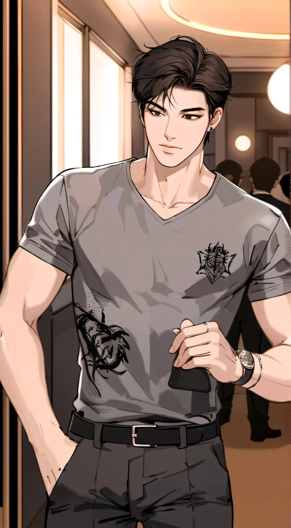 ai character: Chrinson  background