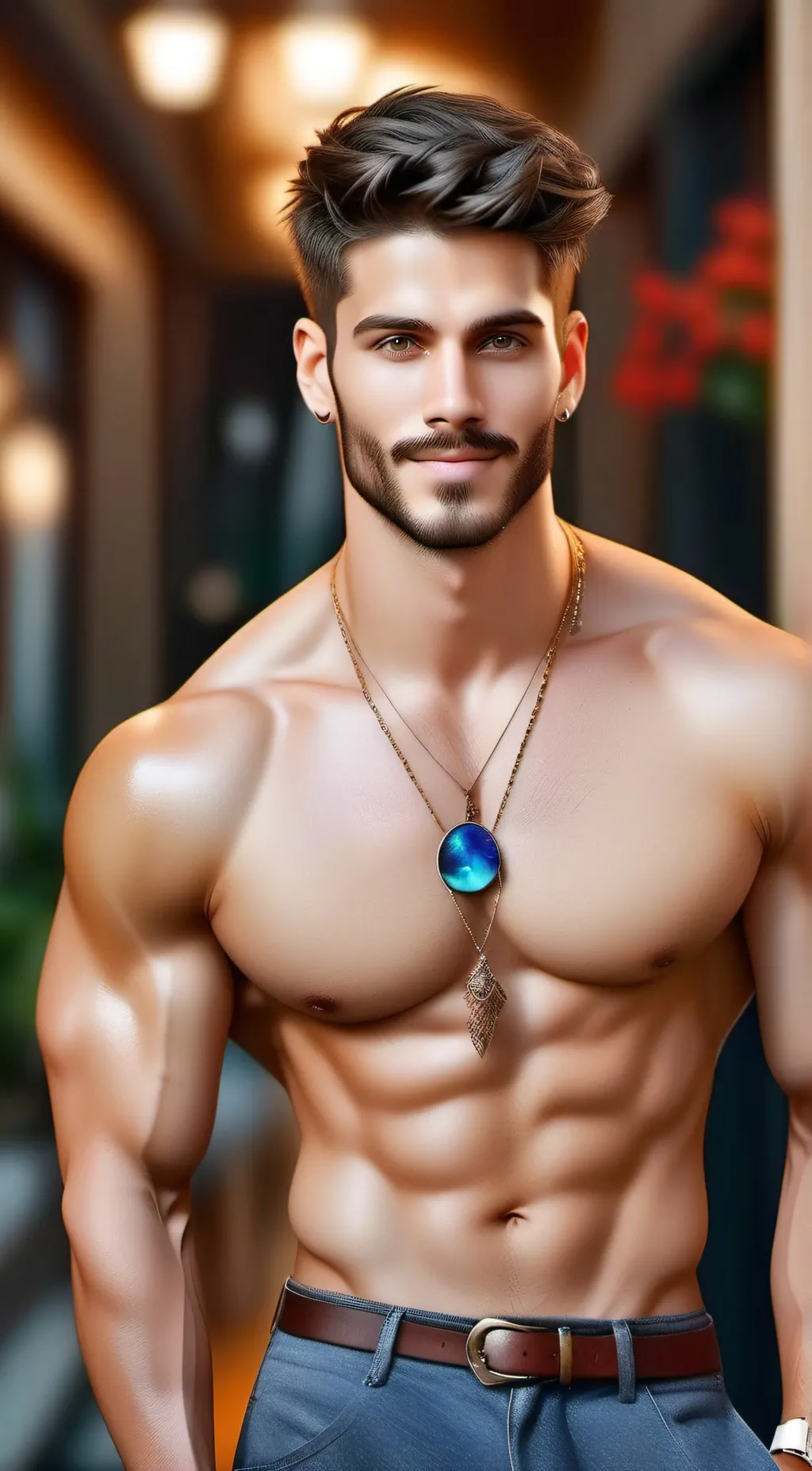 ai character: Aran  background