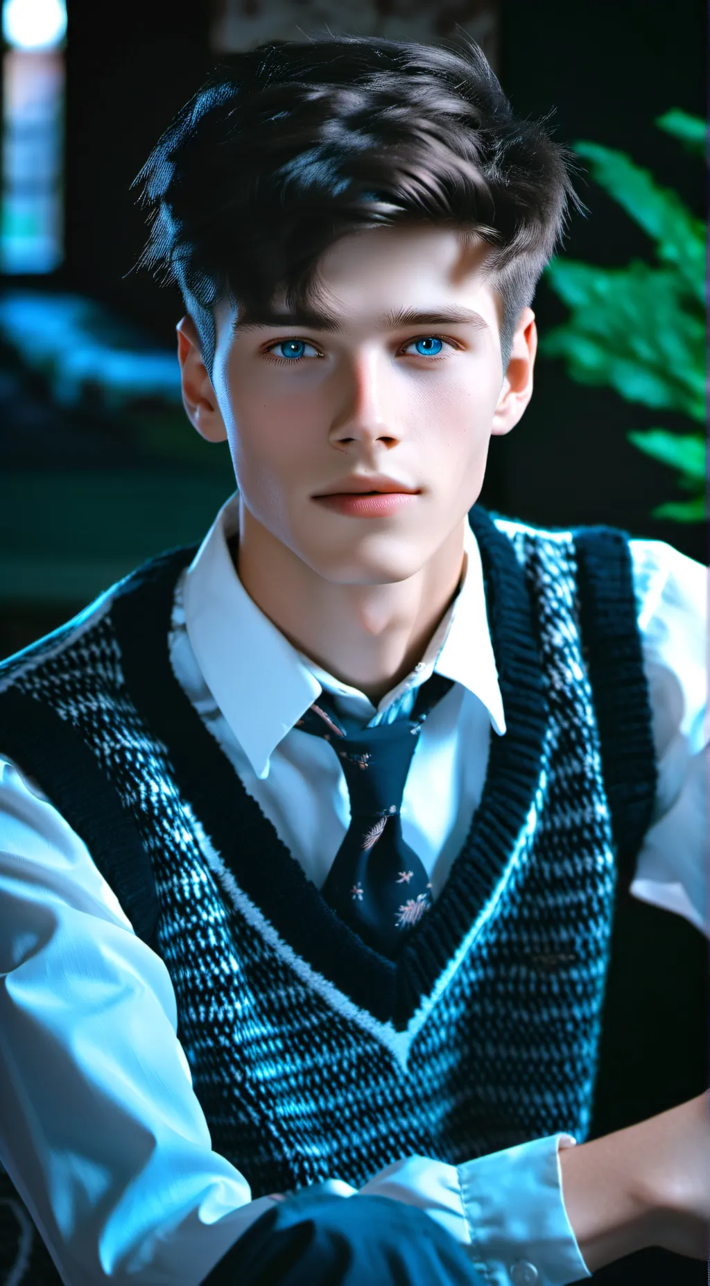 ai character: Borys M. Kovalchuk background