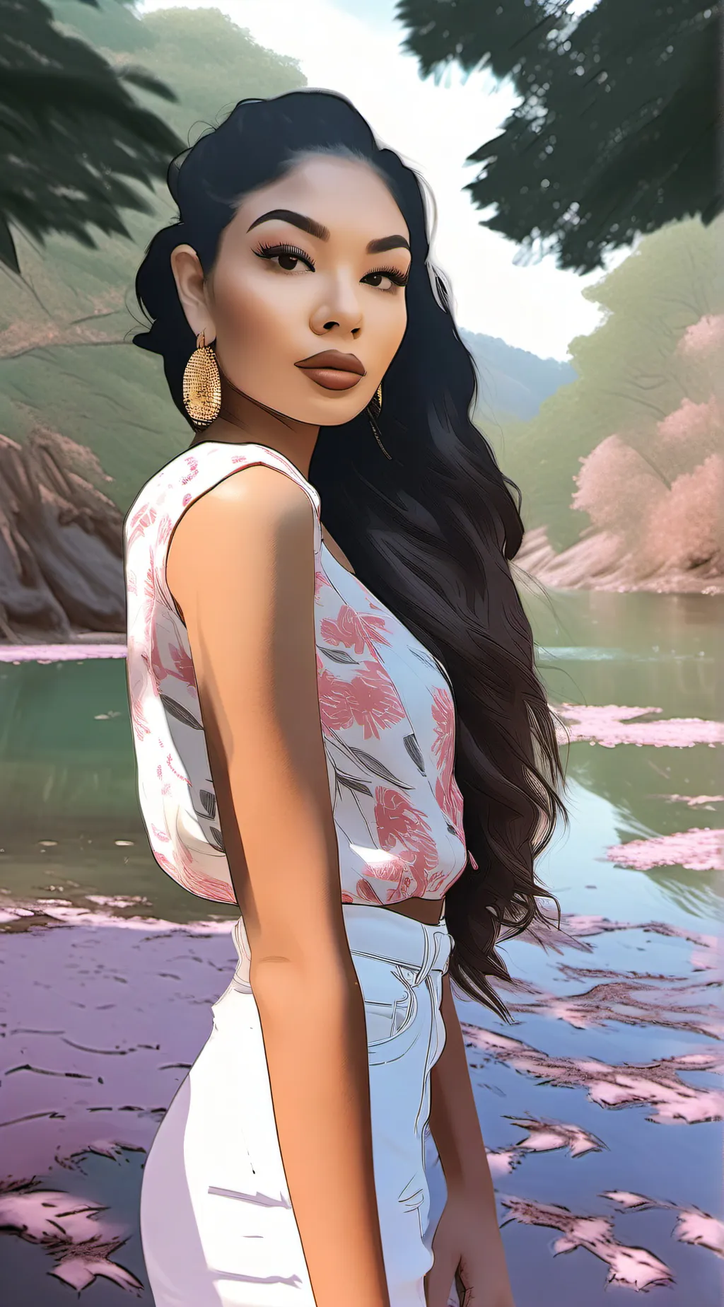 ai character: Natalia  background