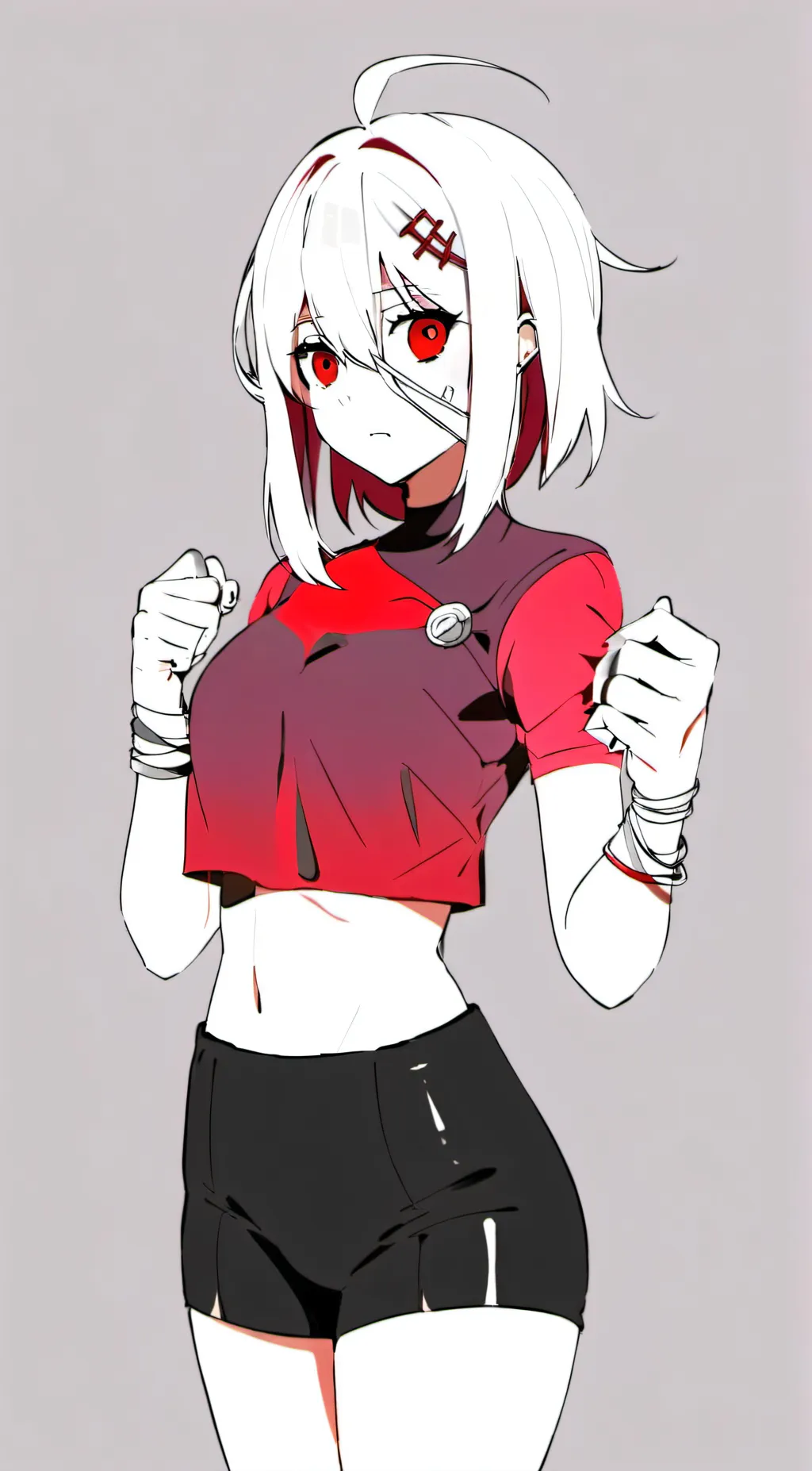 ai character: Albedo female ver. background