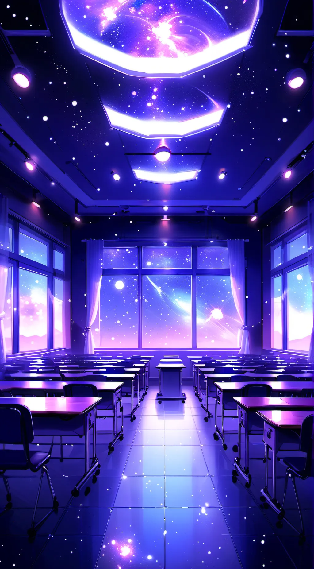 ai character: My classroom  background