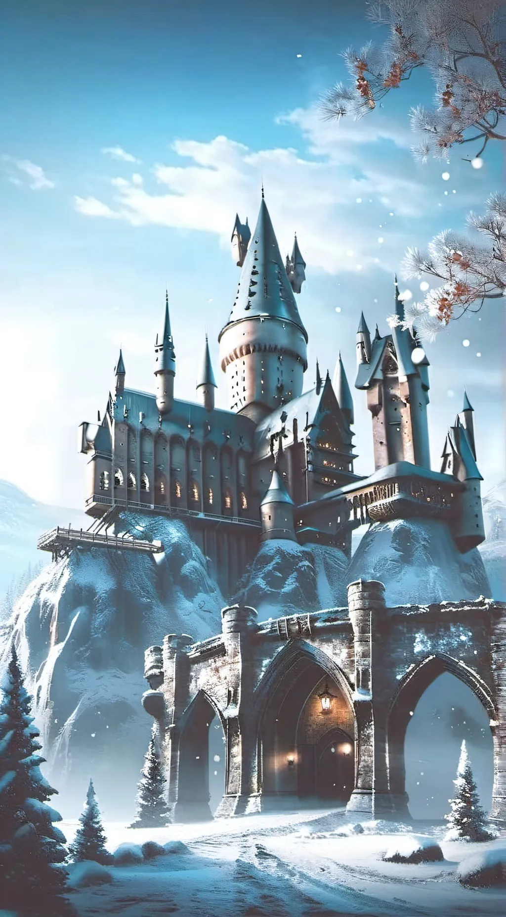 ai character: ❄️Hogwarts❄️ background