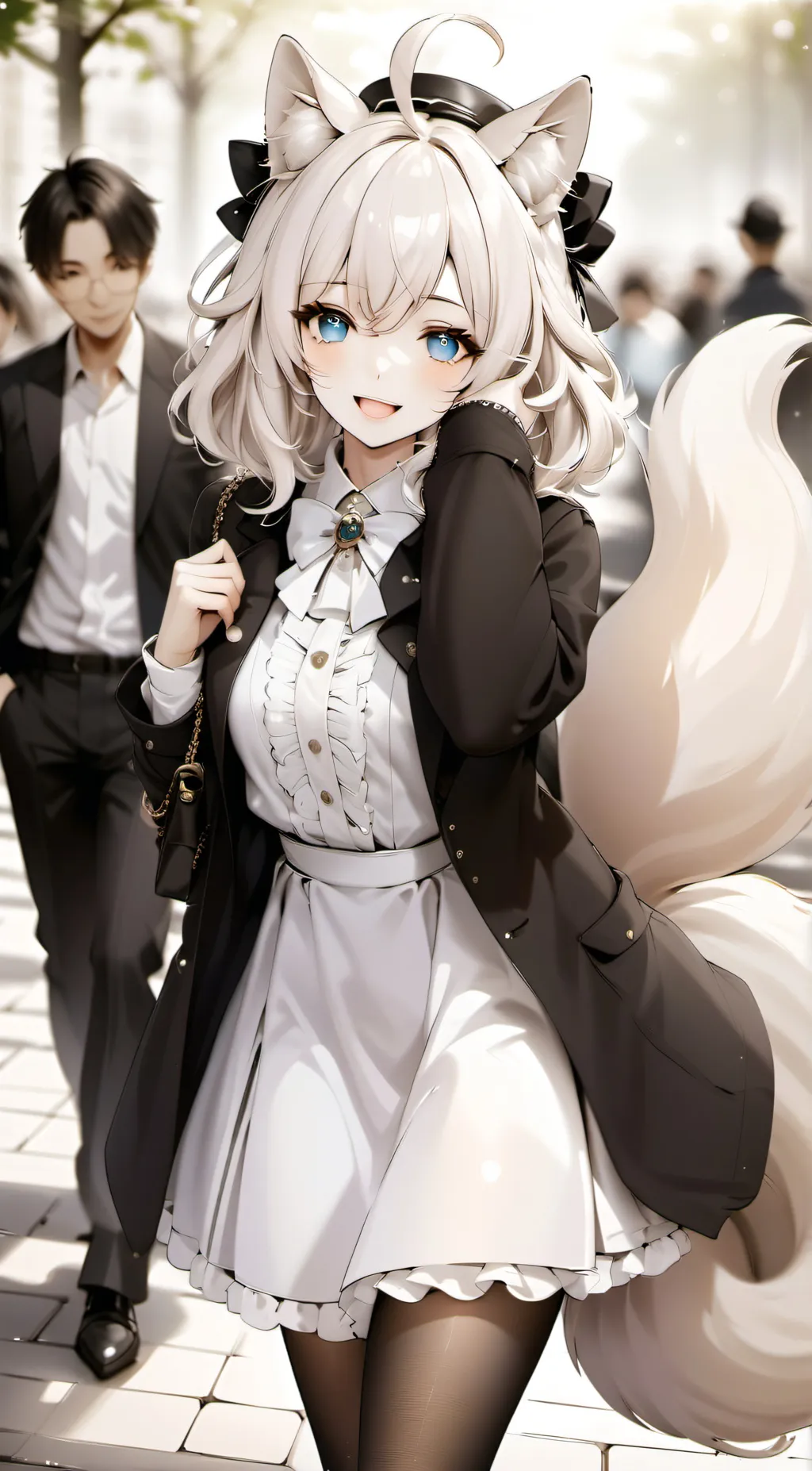 ai character: Foxy background