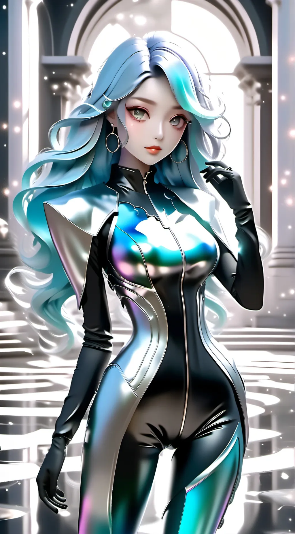 ai character: Rose background