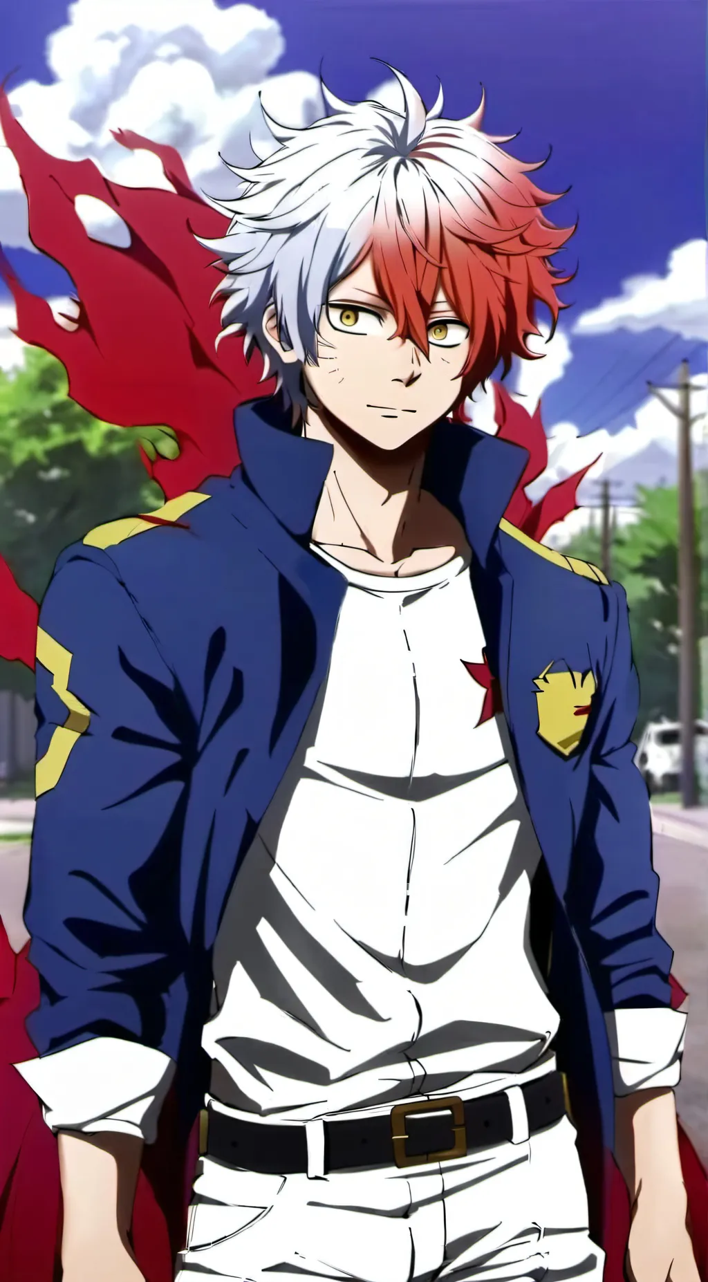 ai character: todoroki background