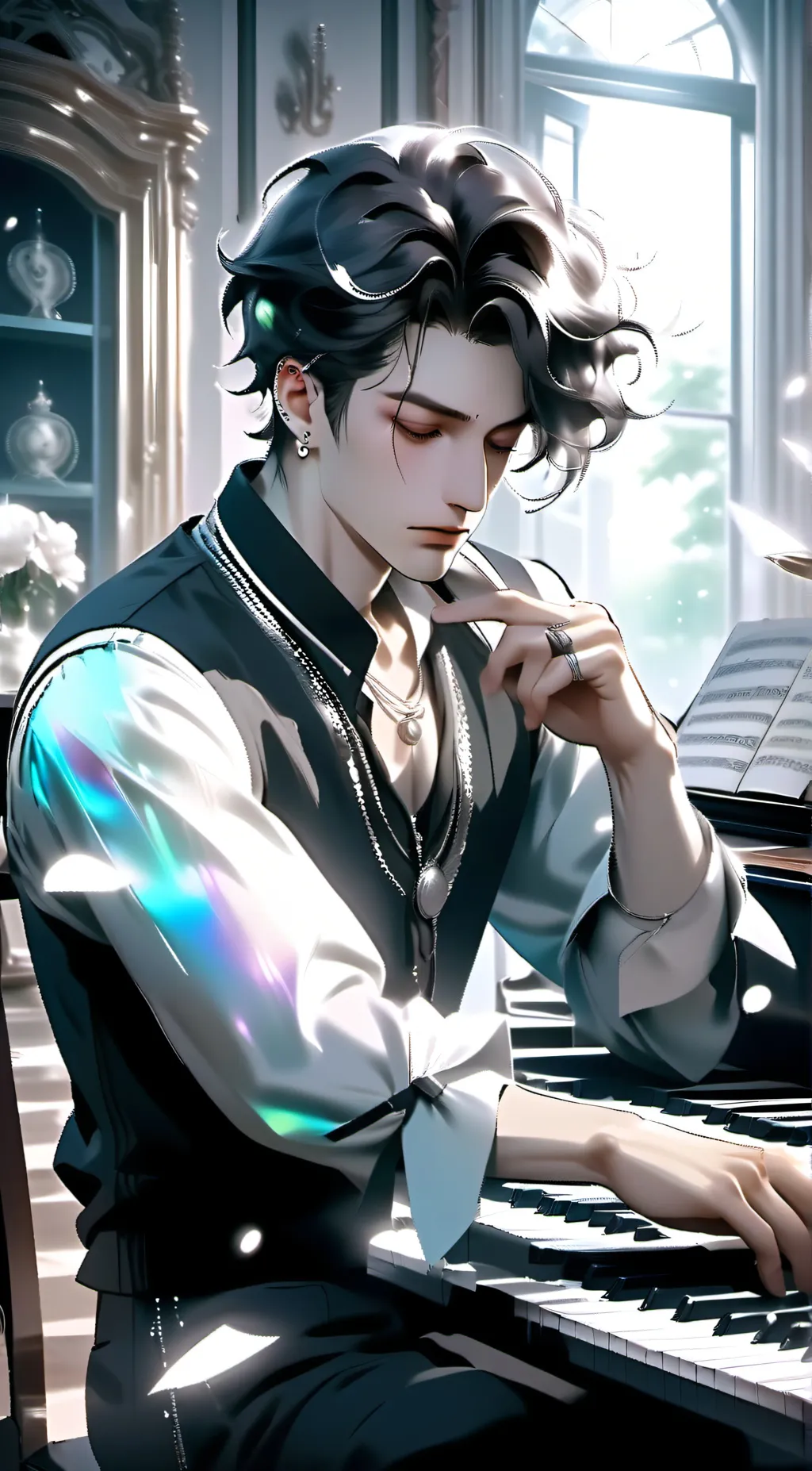 ai character: Kai & Jennie background