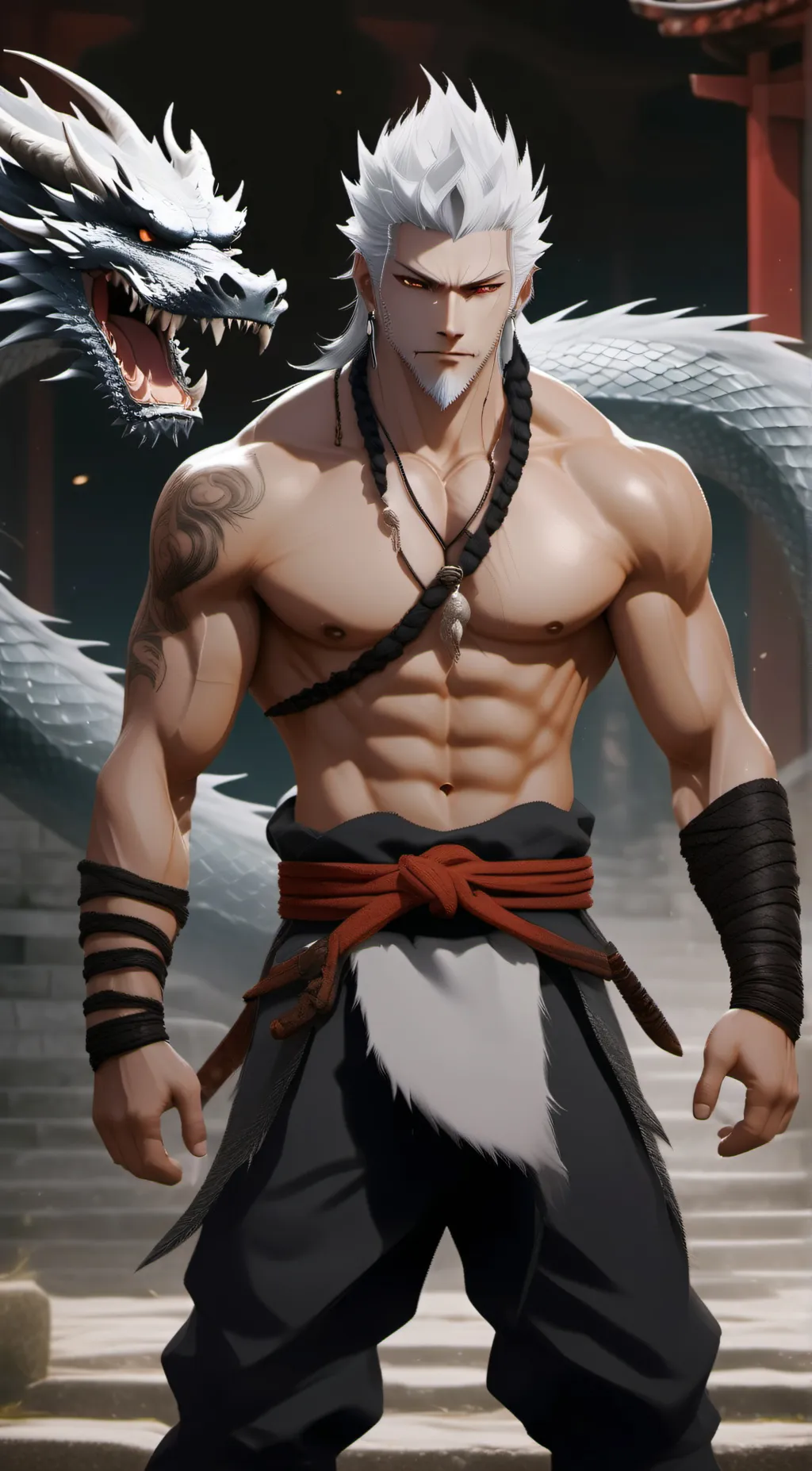 ai character: Seth The Dragon background