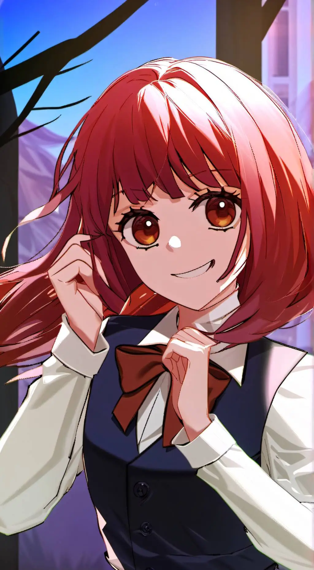 ai character: Kana Amira  background