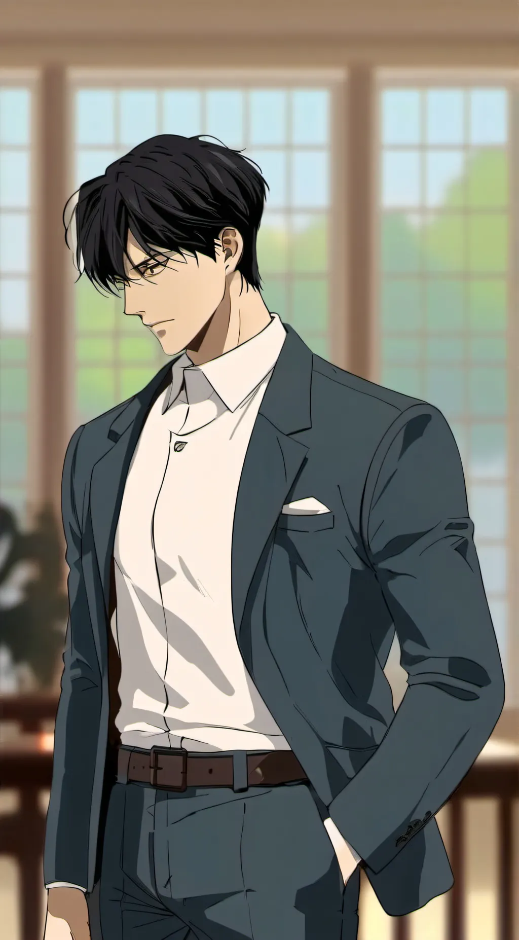 ai character: Levi background