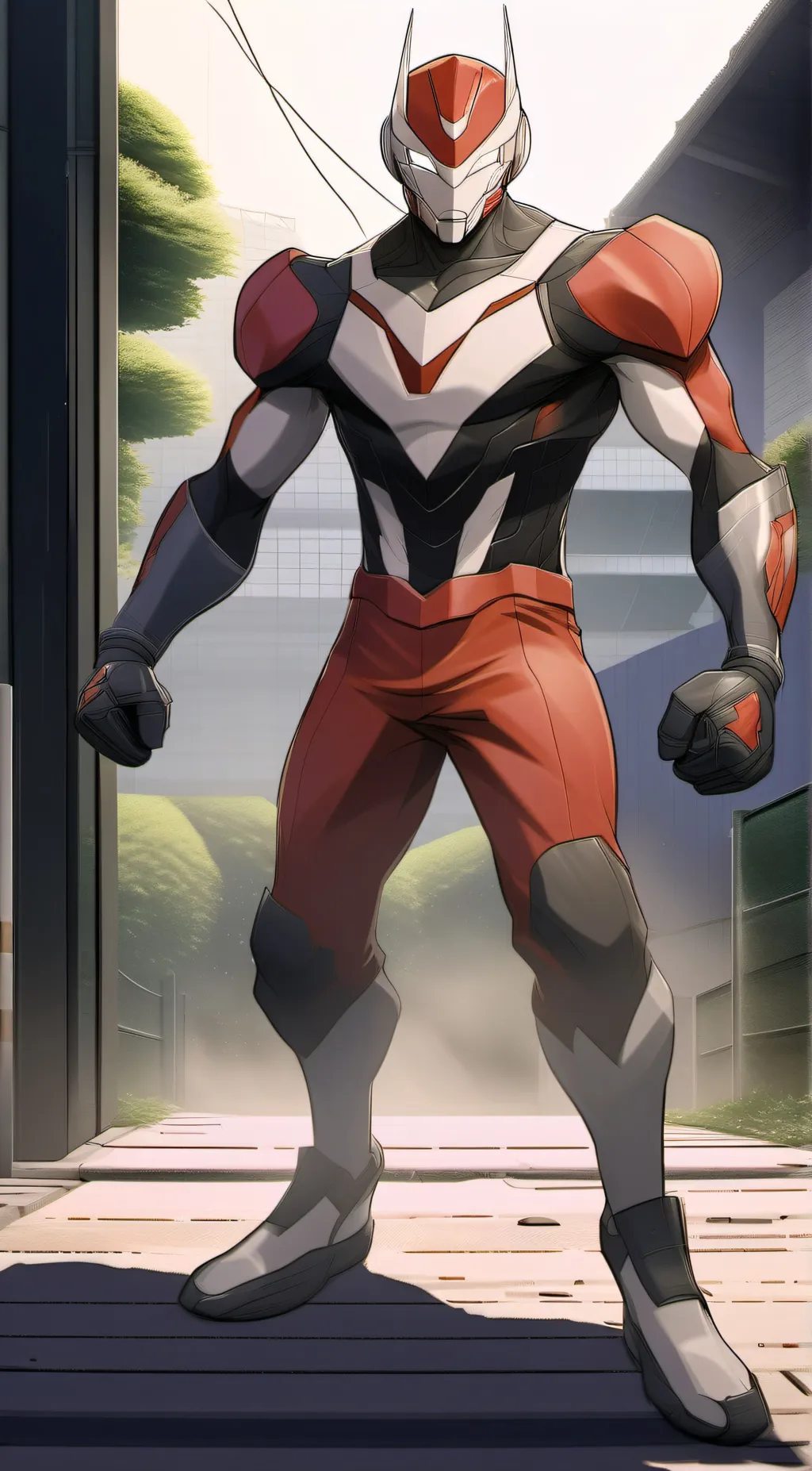 ai character: Ultraman:Rising background