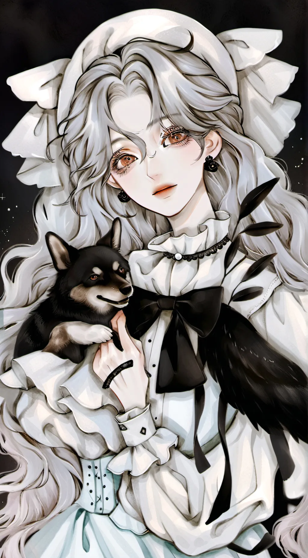 ai character: •maya• background