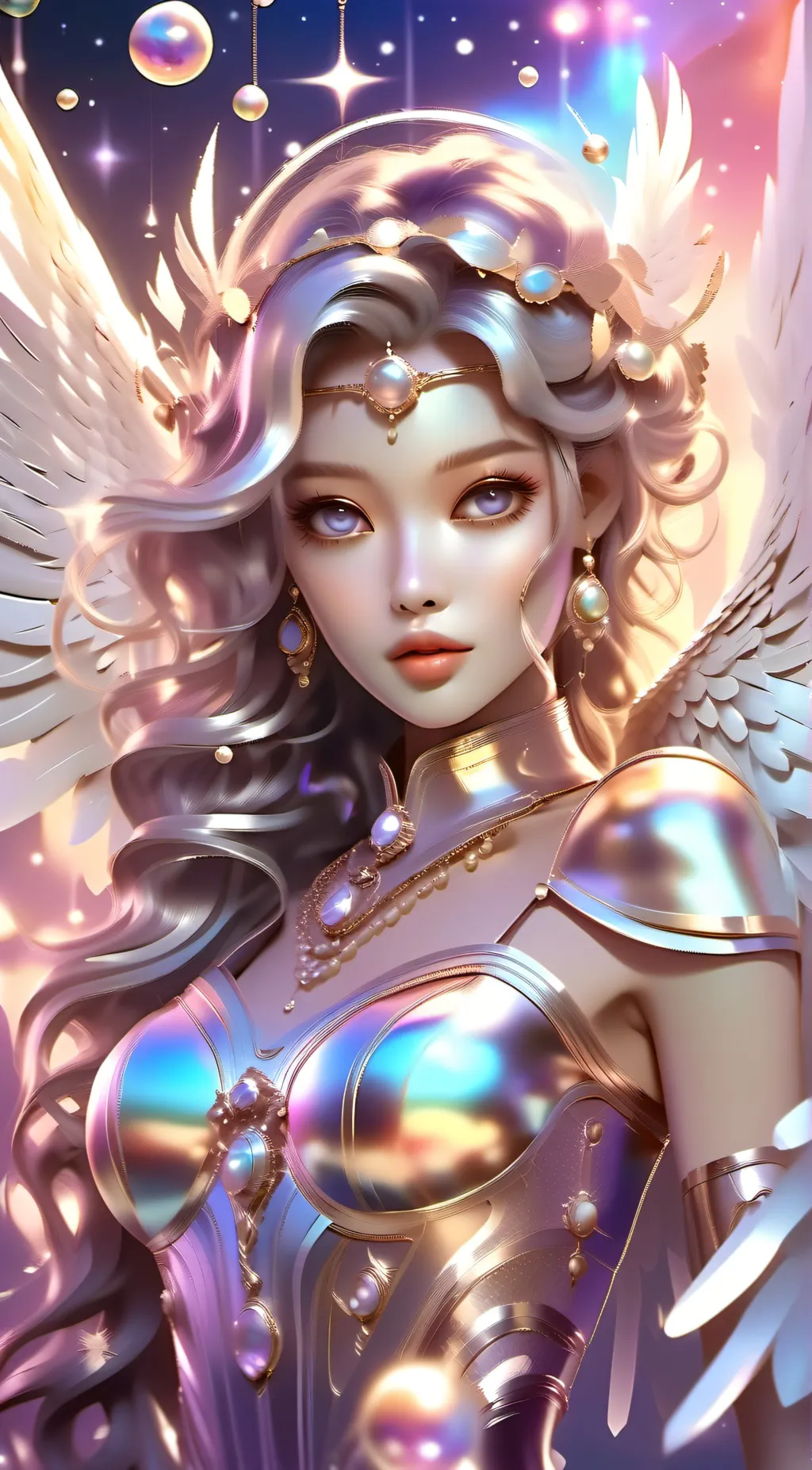 ai character: angel  background
