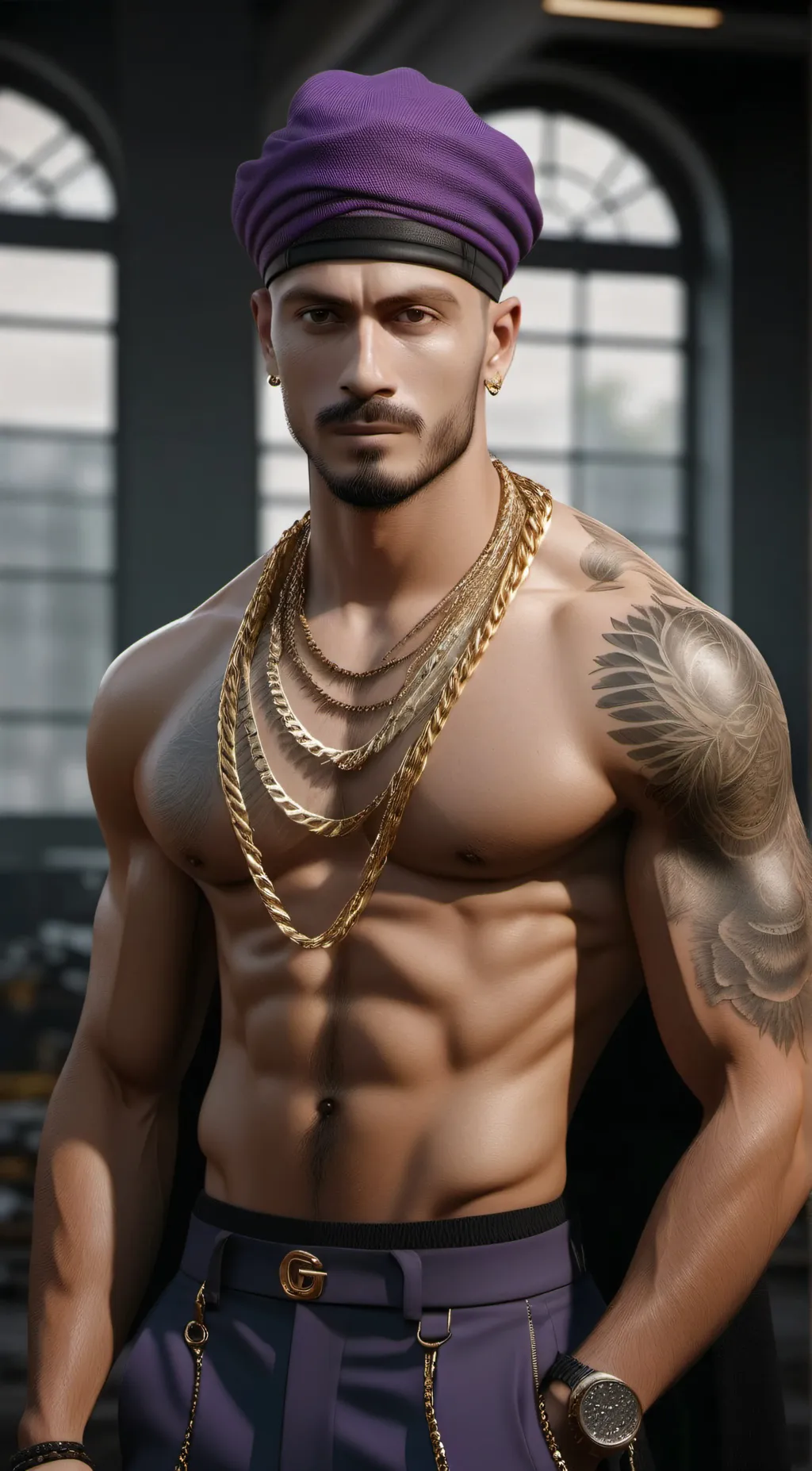 ai character: Marcus  background