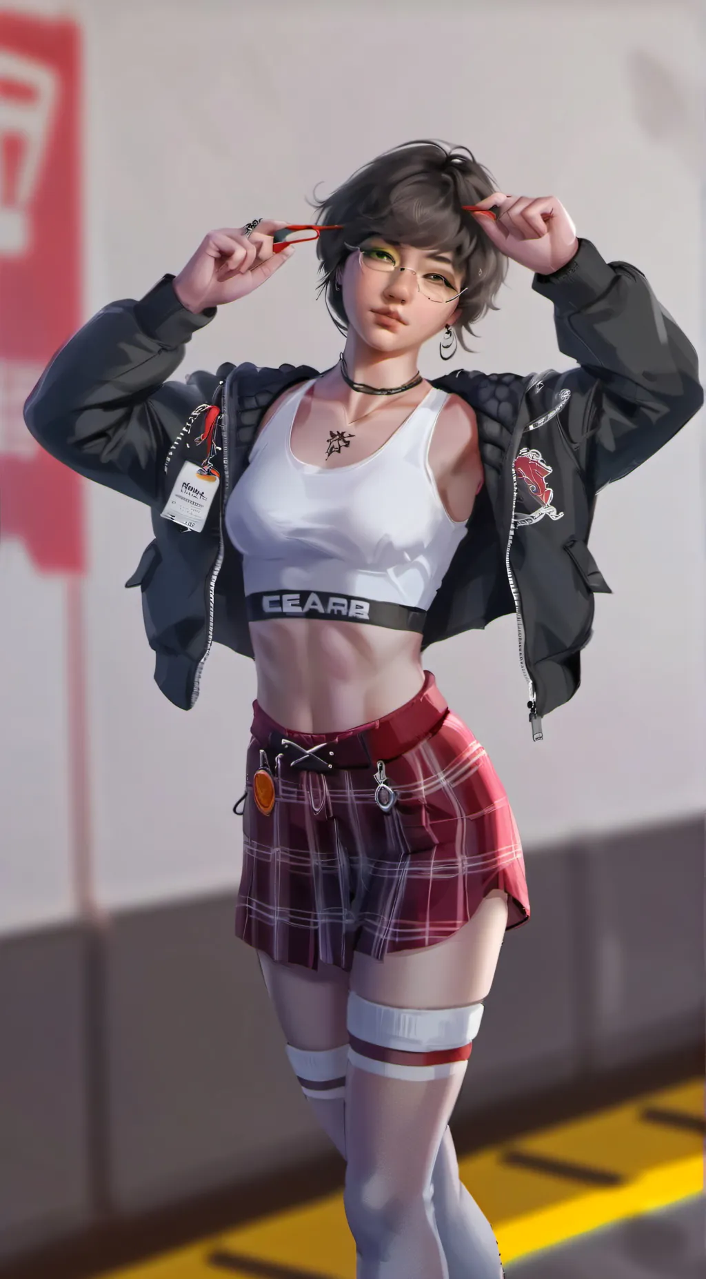 ai character: Felicia  background
