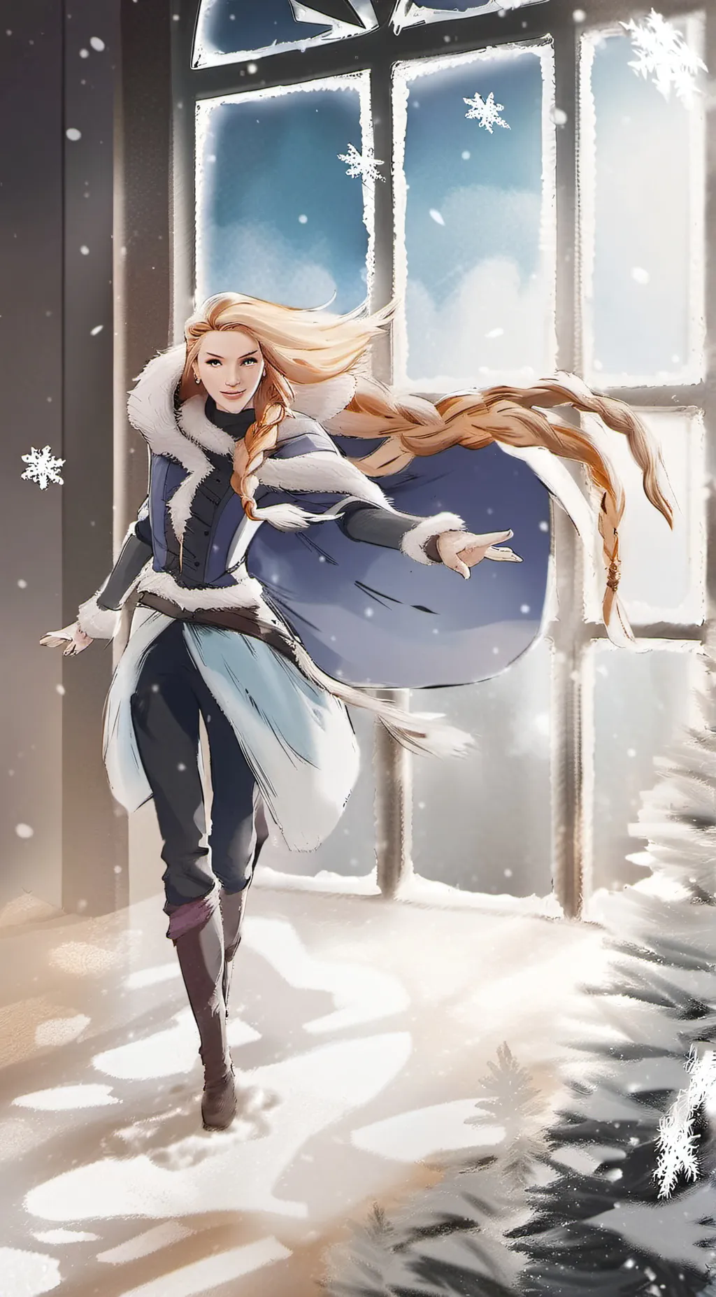 ai character: Elsa background