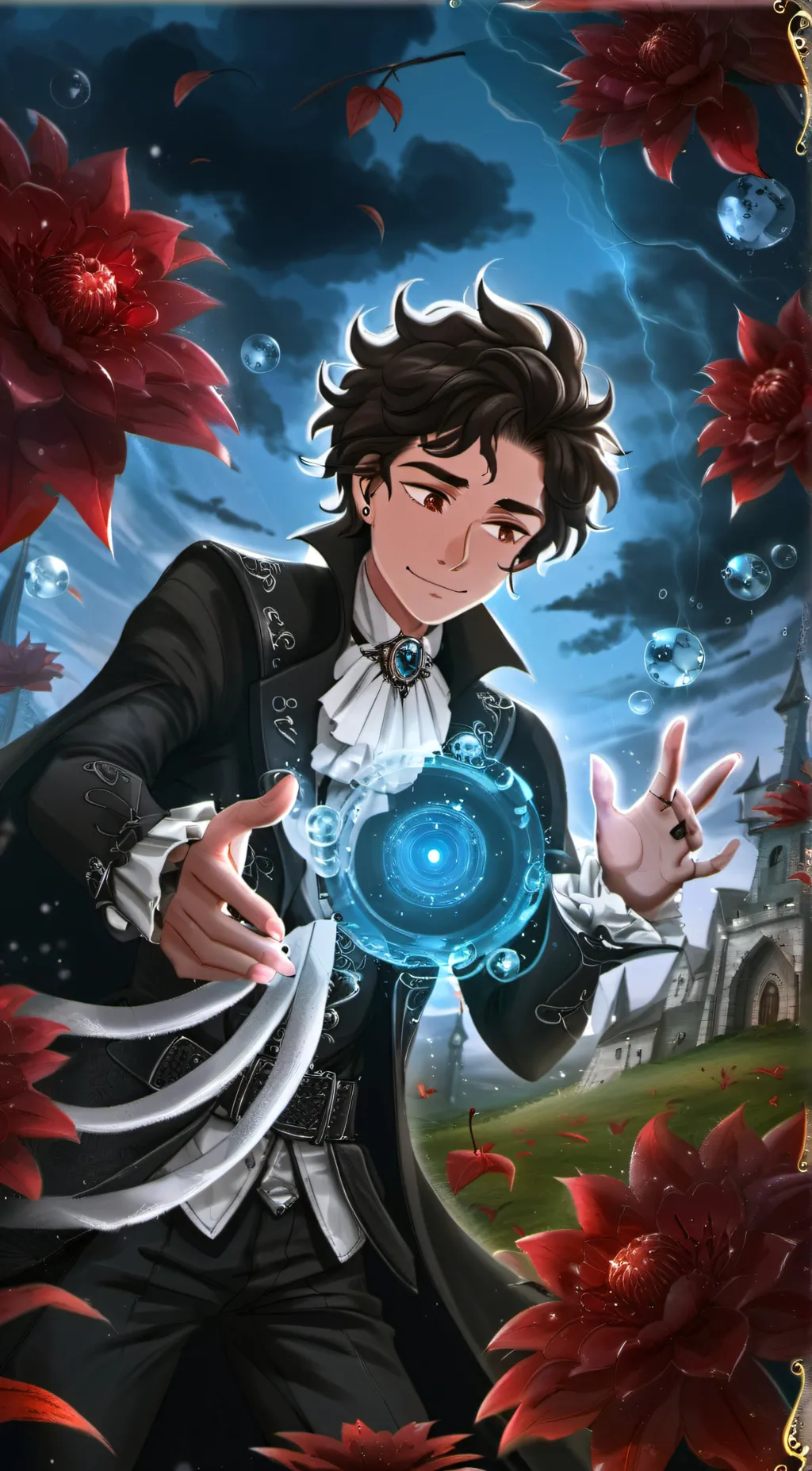 ai character: Leon background
