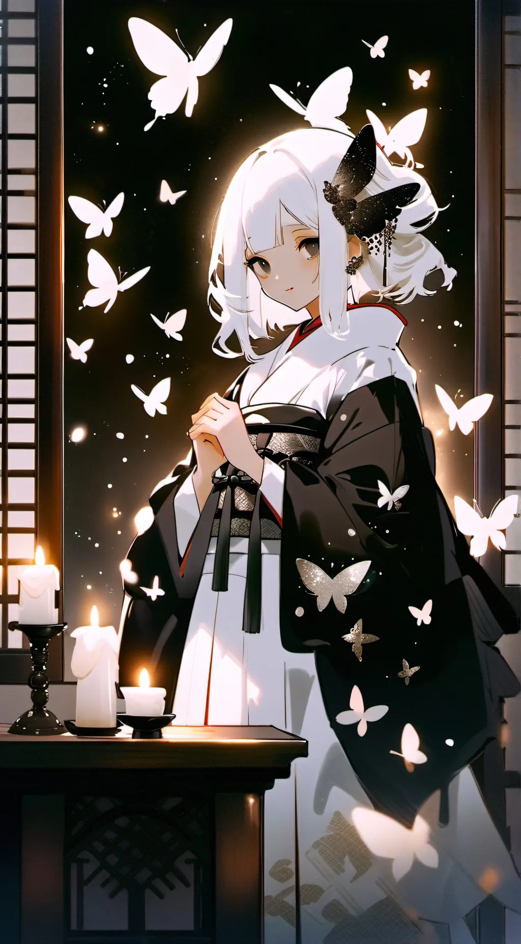 ai character: Vanessa Moth background