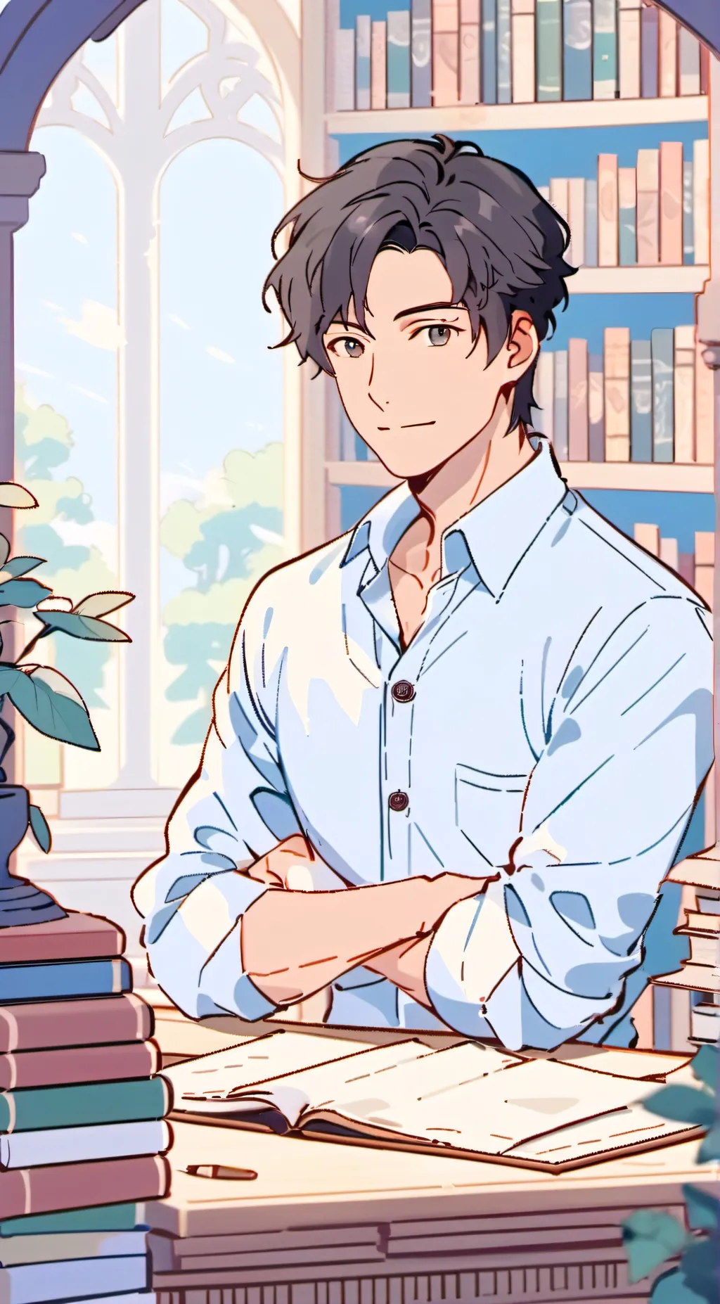 ai character: Alex background