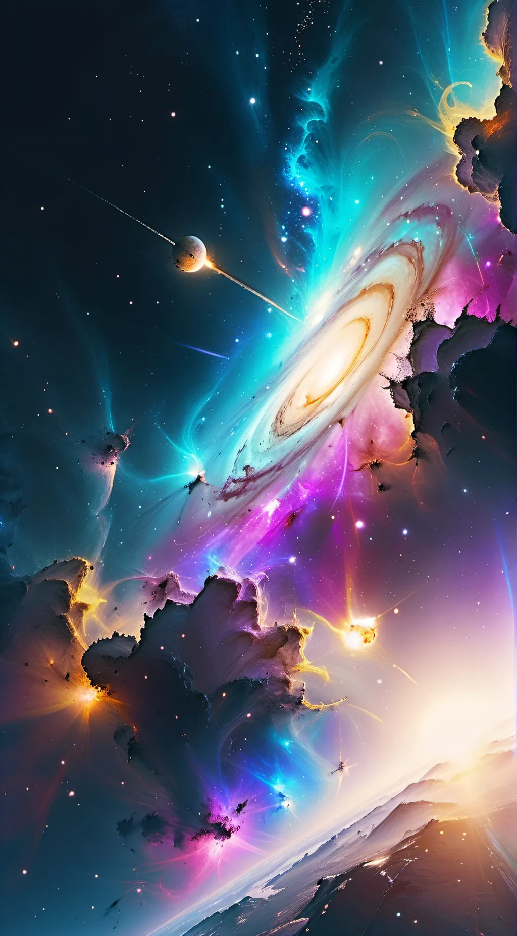 ai character: MHA concert background