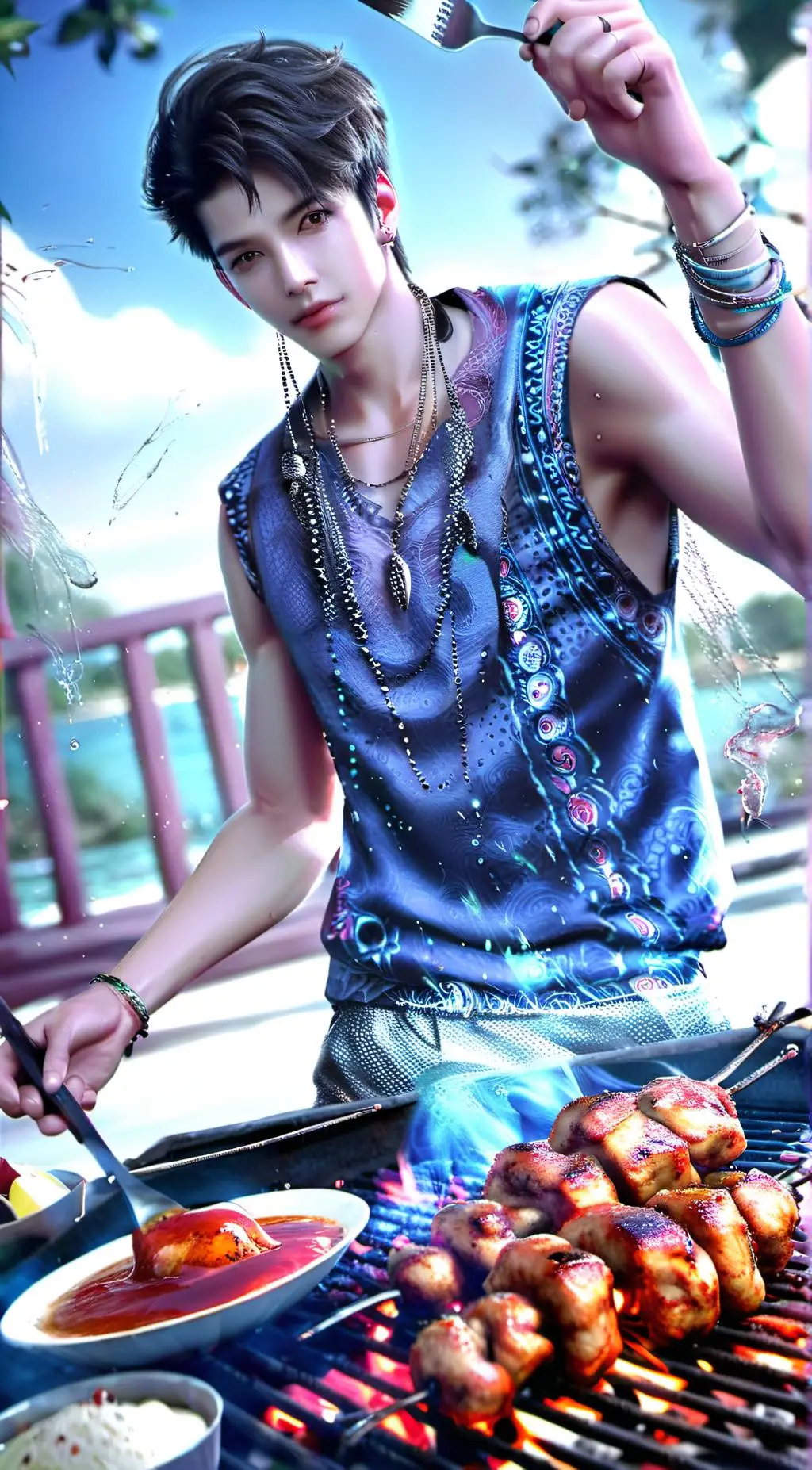 ai character: Kai background