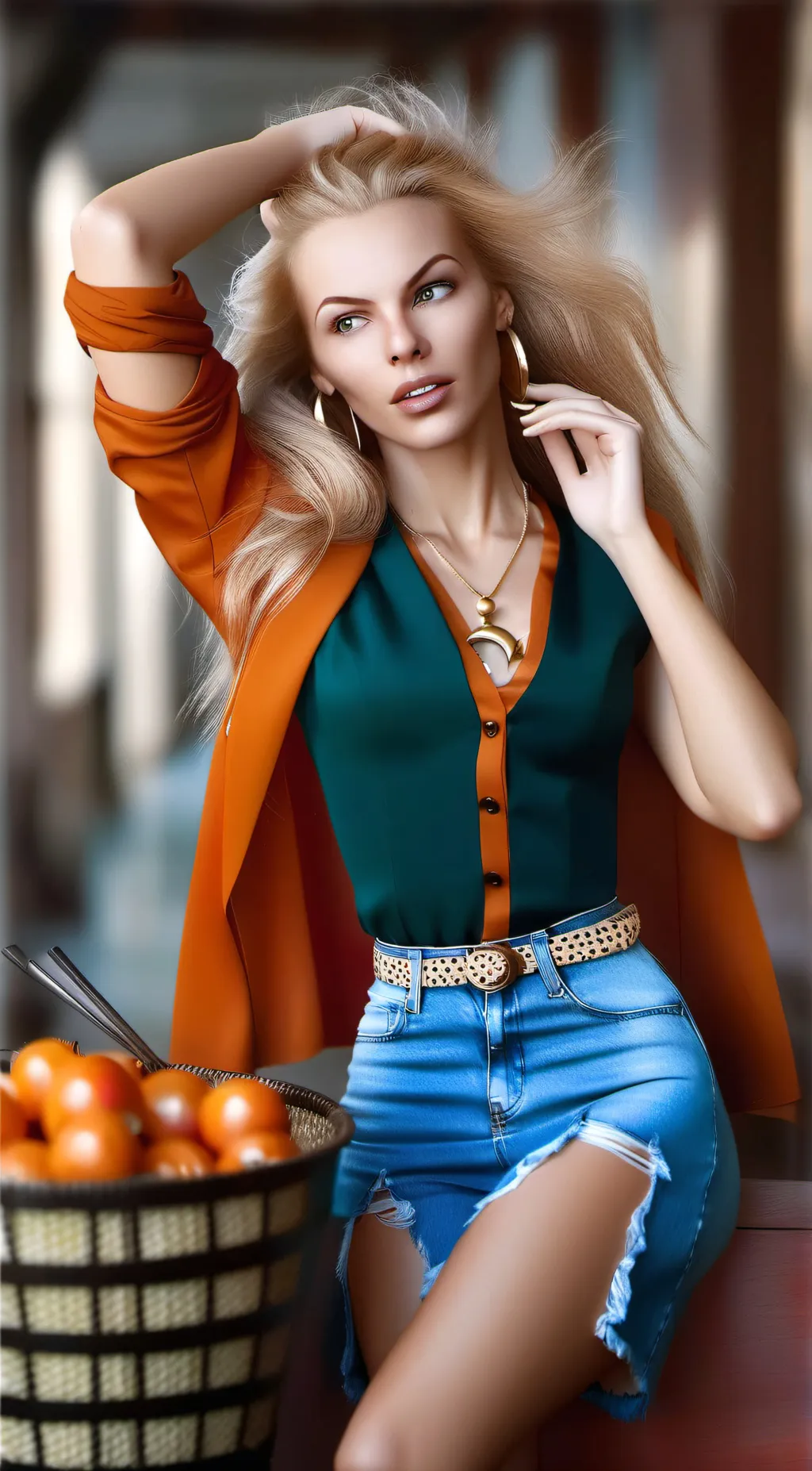 ai character: Britney  background